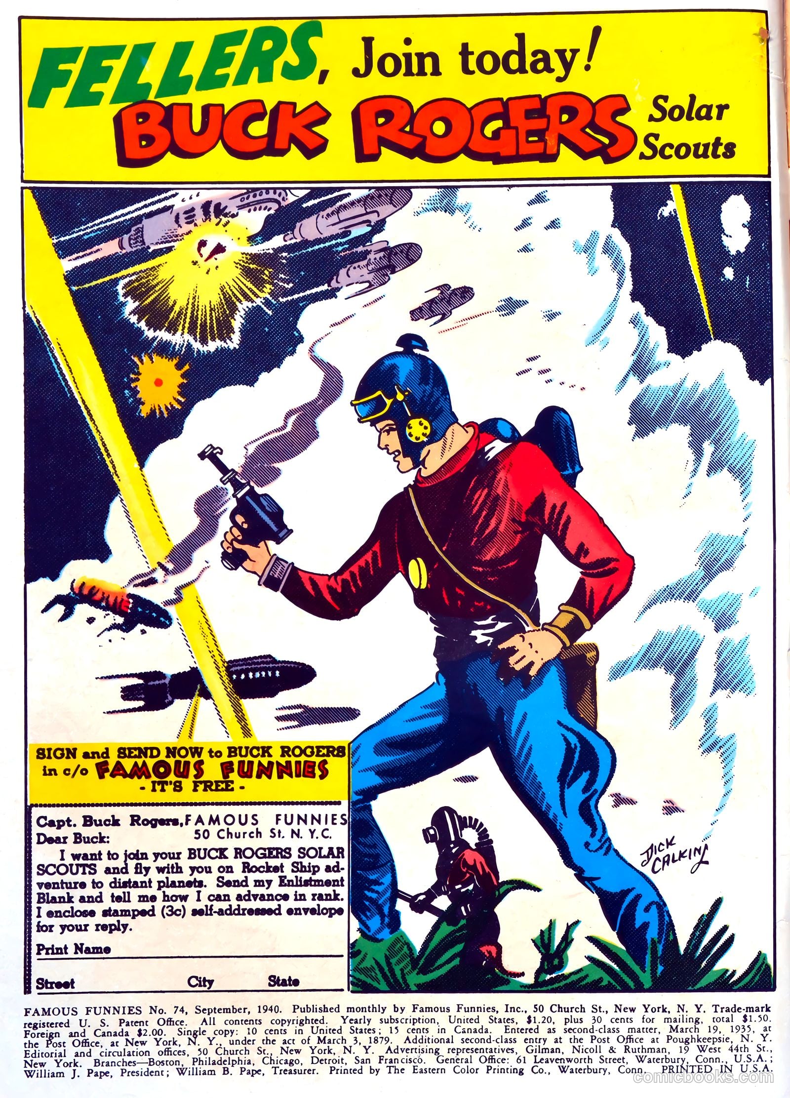 Famous Funnies #74 — page 2 of 62