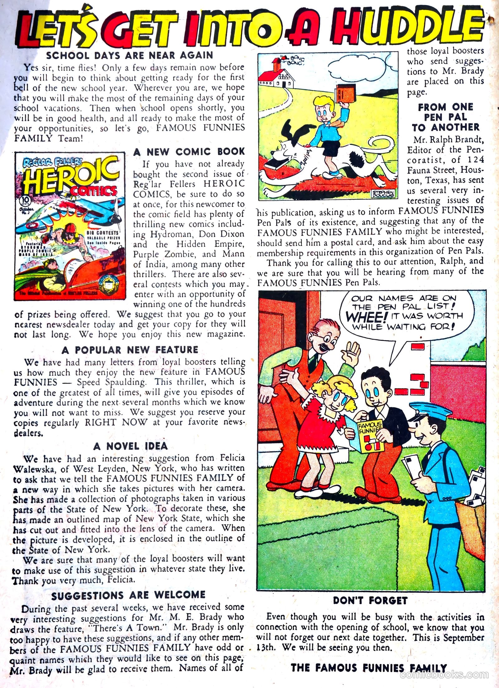 Famous Funnies #74 — page 10 of 62