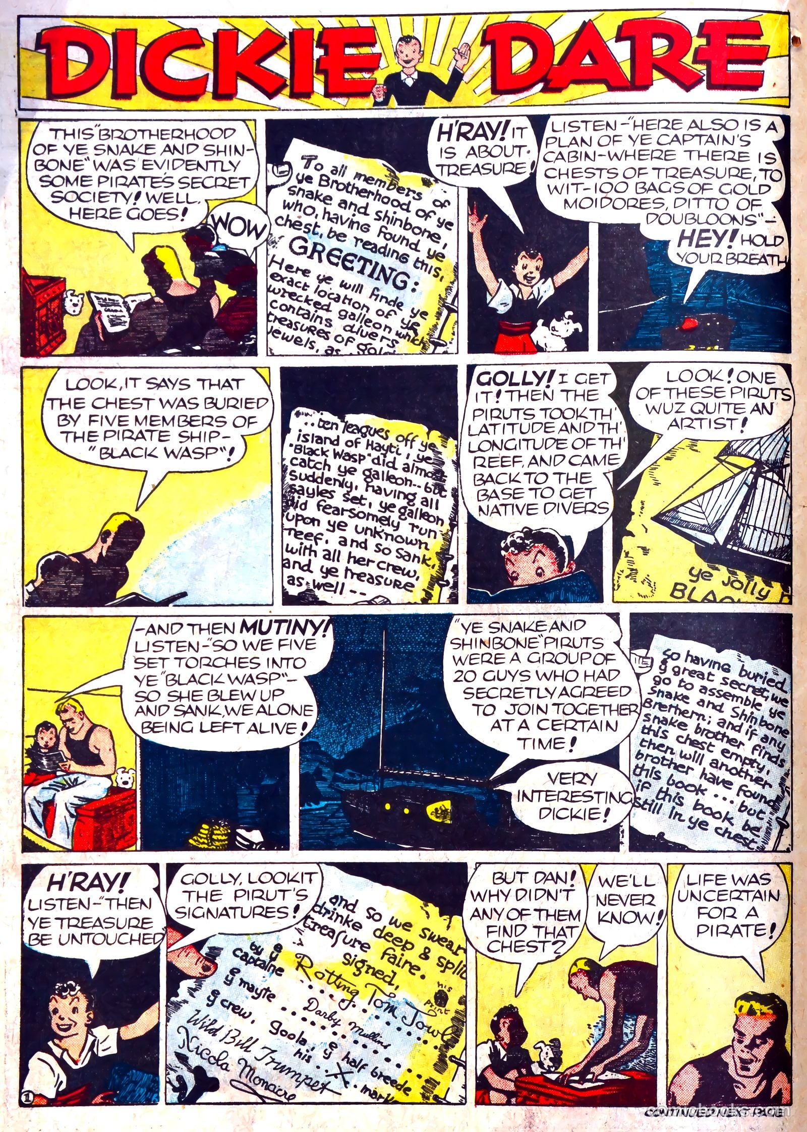 Famous Funnies #74 — page 22 of 62
