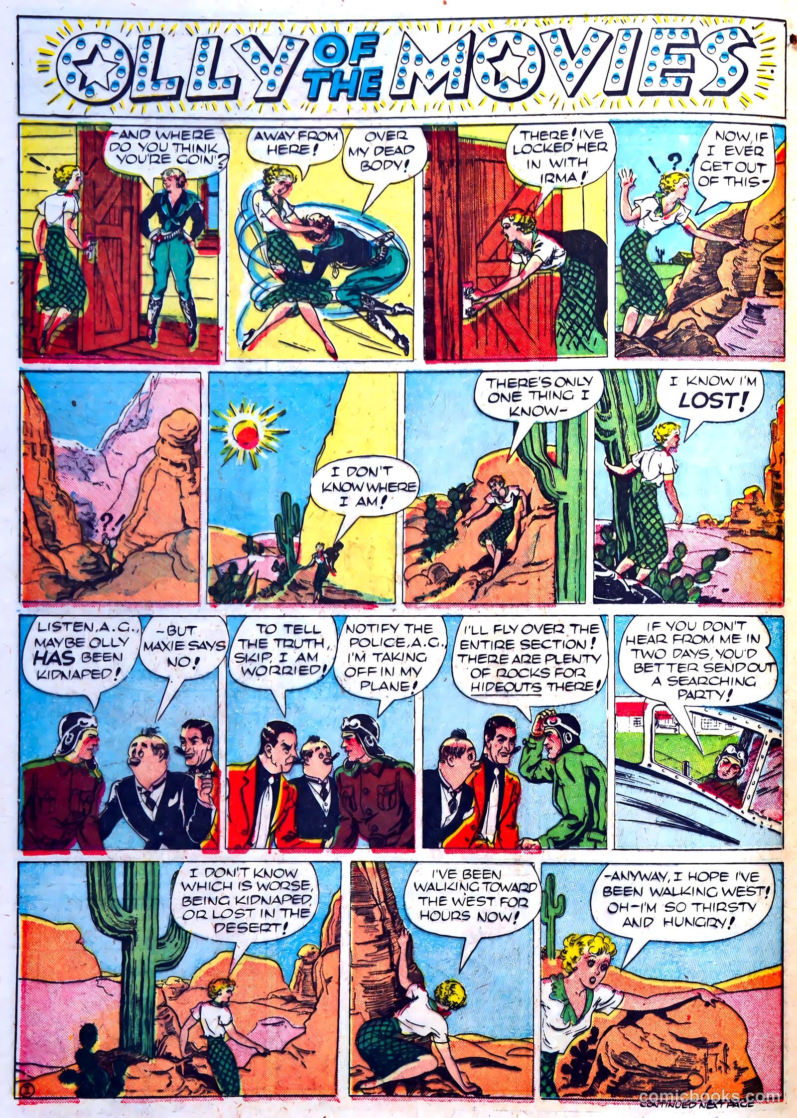 Famous Funnies #74 — page 39 of 62