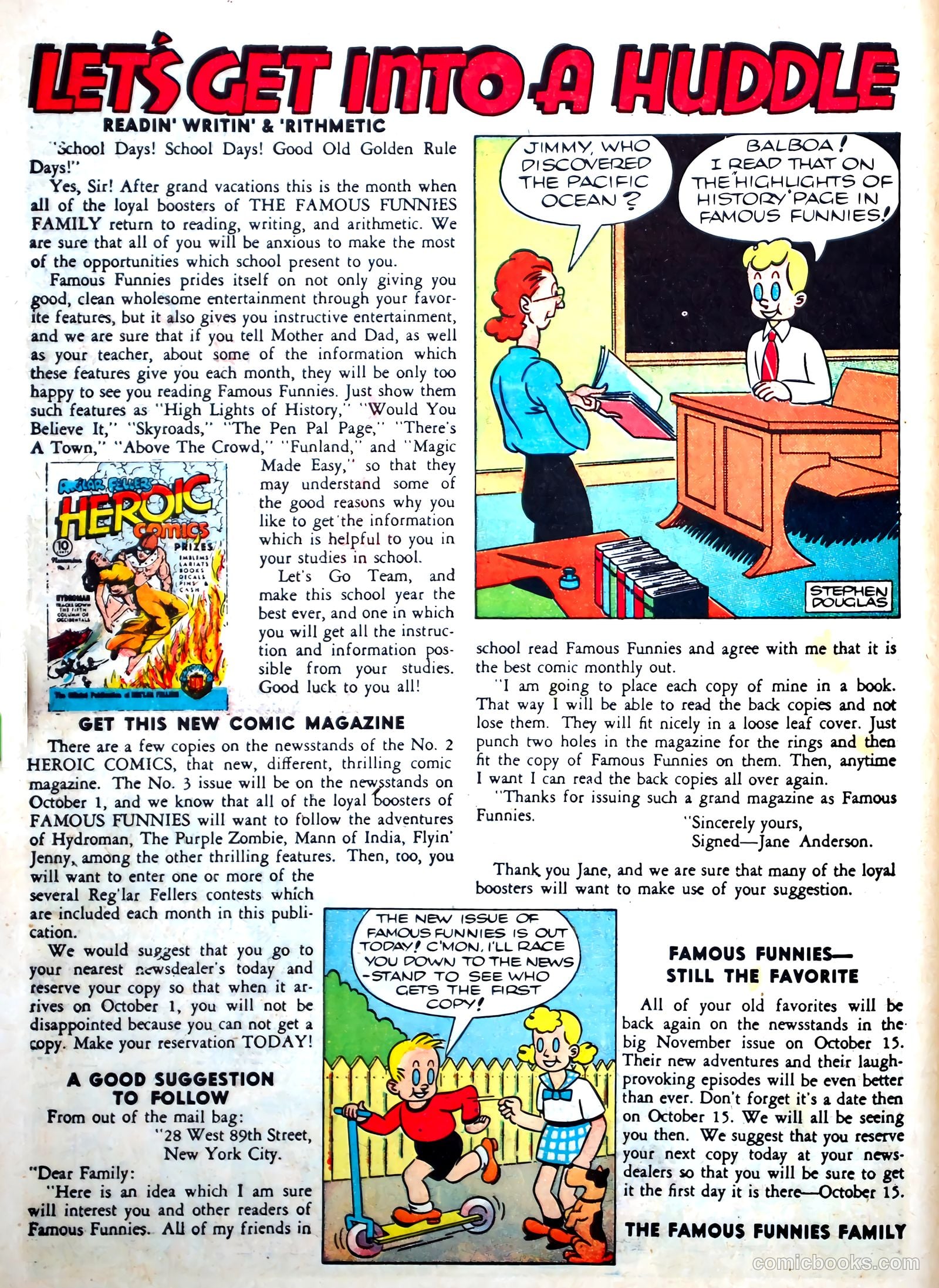 Famous Funnies #75 — page 10 of 62