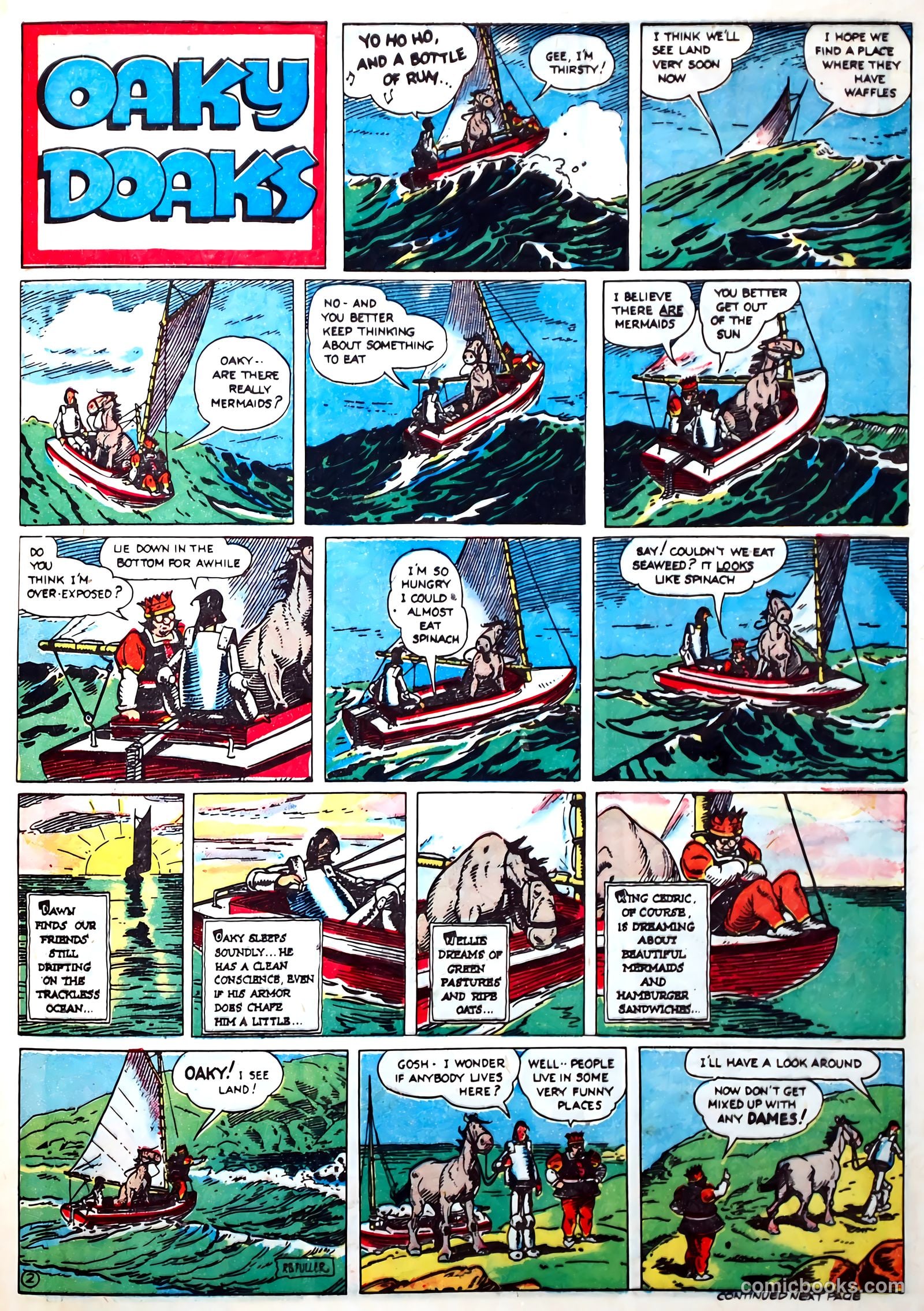 Famous Funnies #75 — page 34 of 62