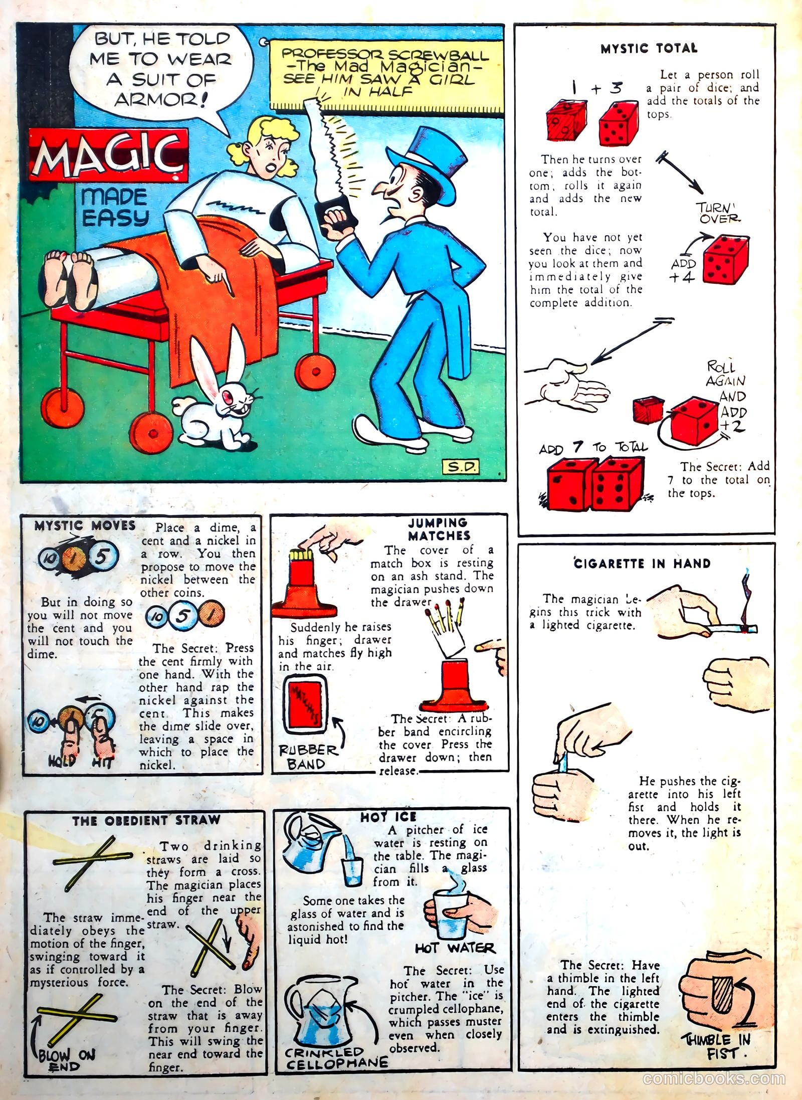 Famous Funnies #75 — page 60 of 62