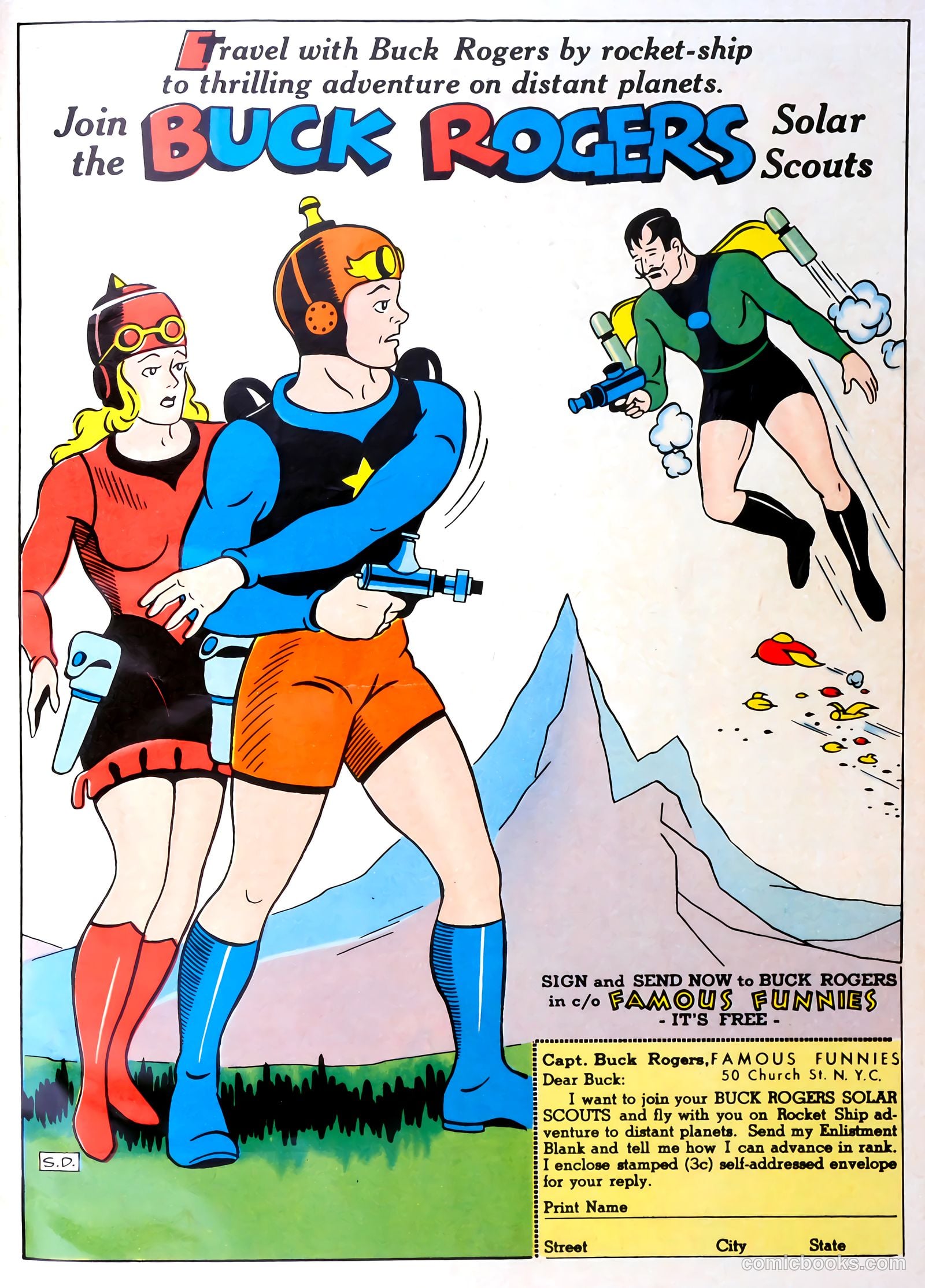 Famous Funnies #76 — page 61 of 62