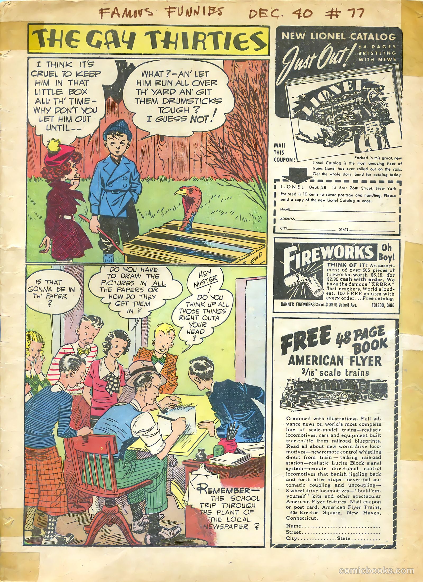 Famous Funnies #77 — page 2 of 62