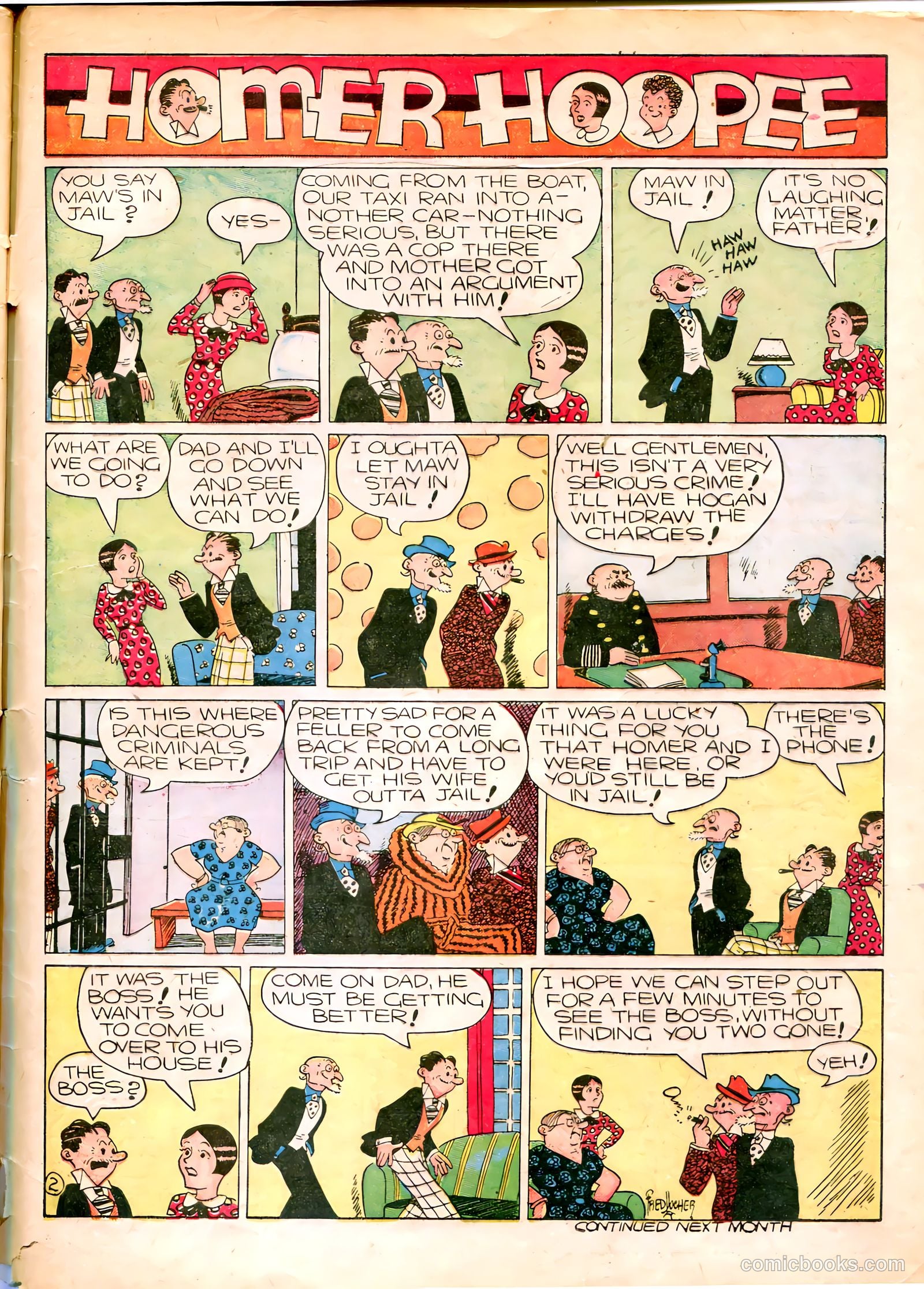 Famous Funnies #77 — page 58 of 62