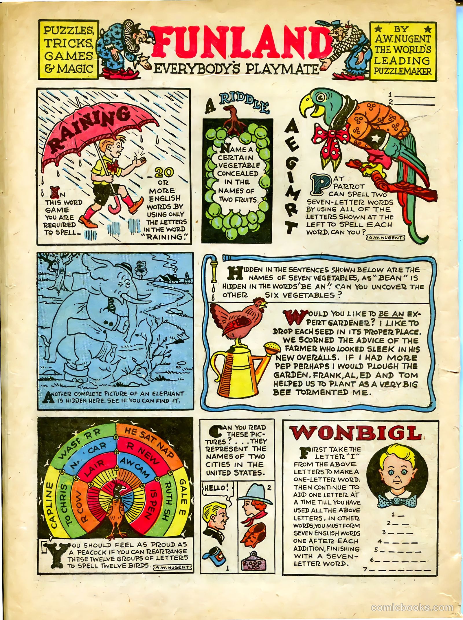 Famous Funnies #77 — page 59 of 62