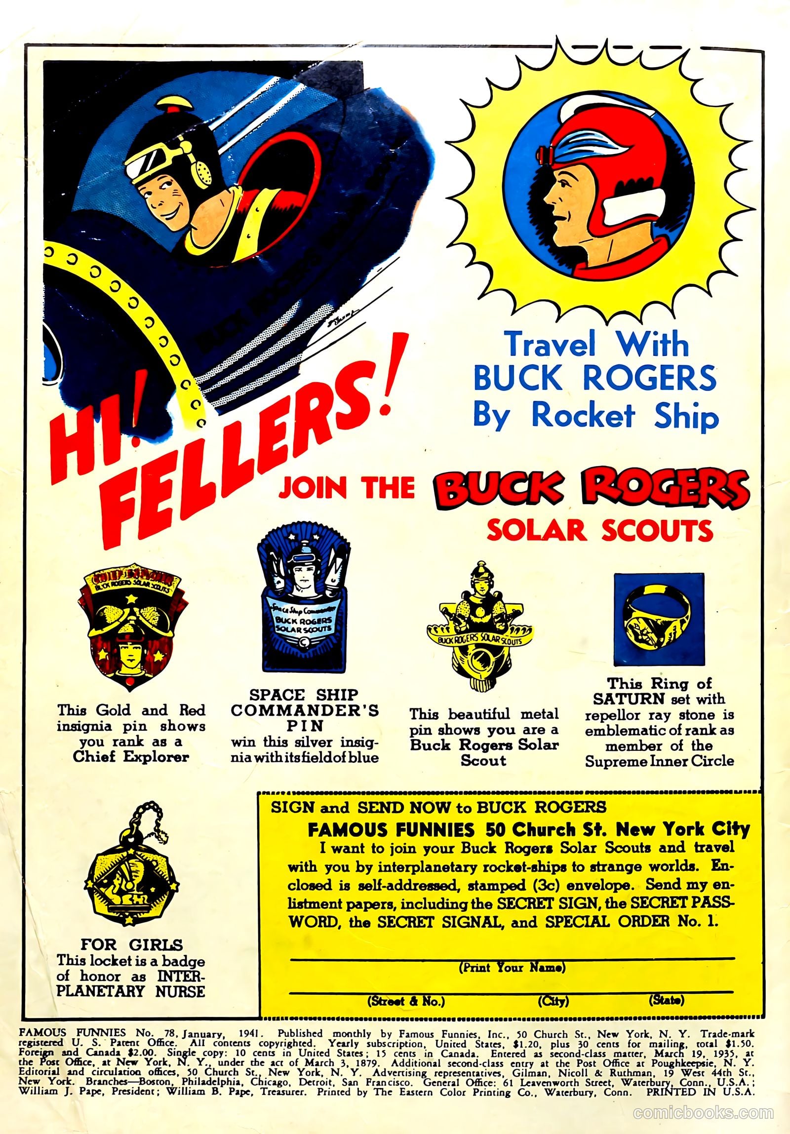 Famous Funnies #78 — page 2 of 64