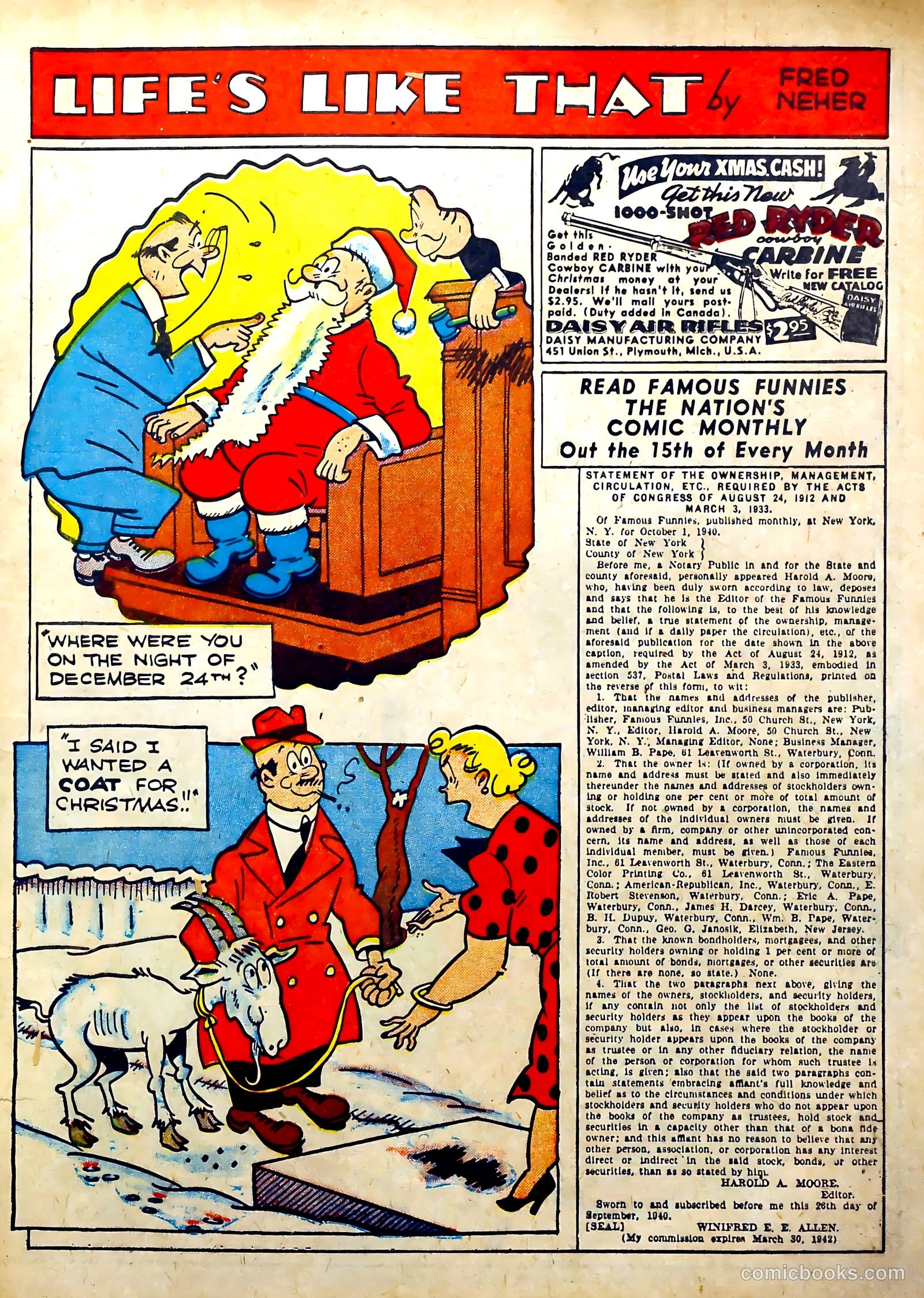 Famous Funnies #78 — page 3 of 64