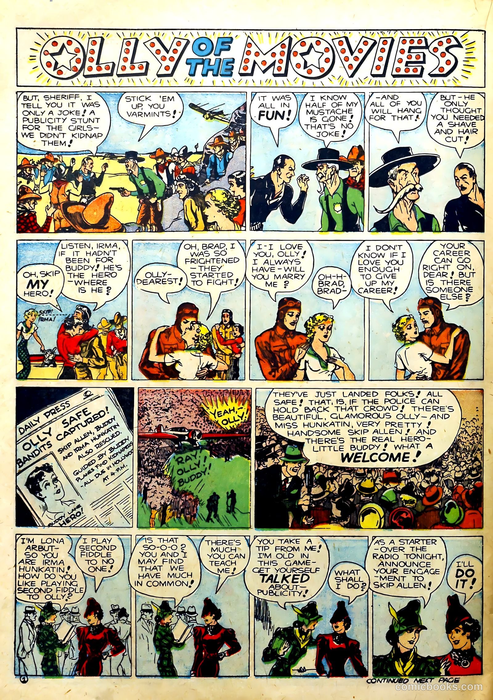 Famous Funnies #78 — page 40 of 64