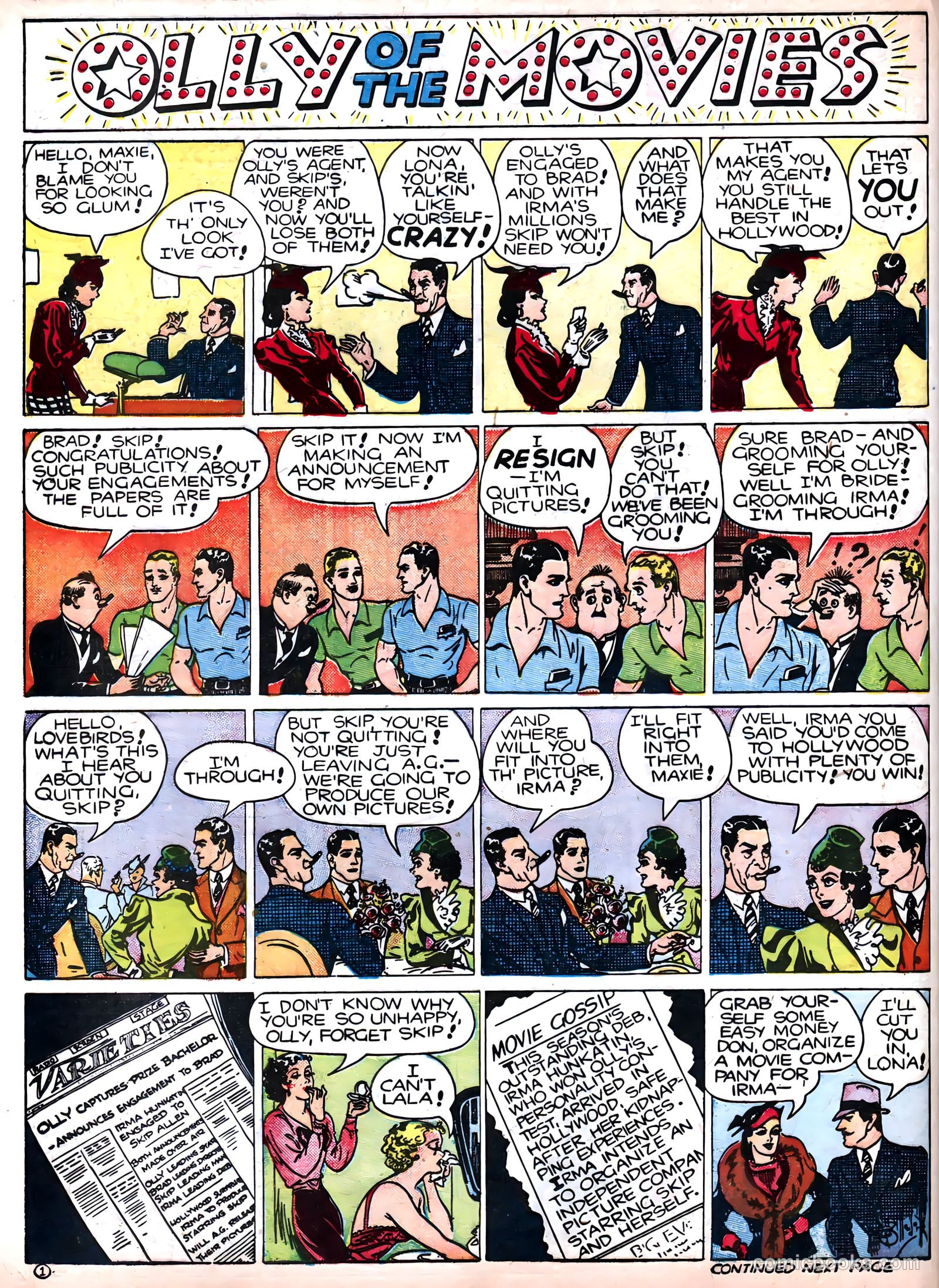 Famous Funnies #79 — page 40 of 64