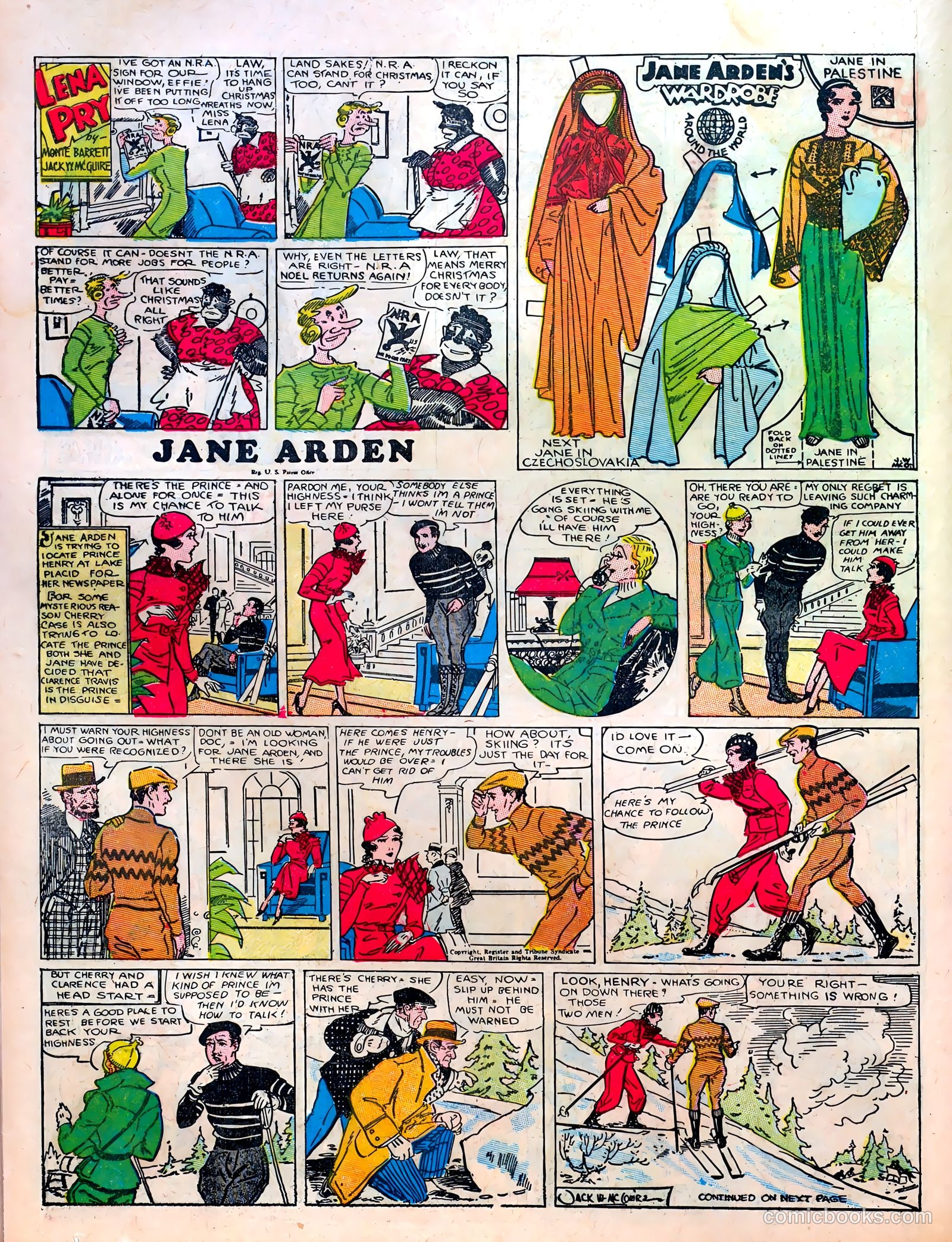 Famous Funnies #8 — page 36 of 64