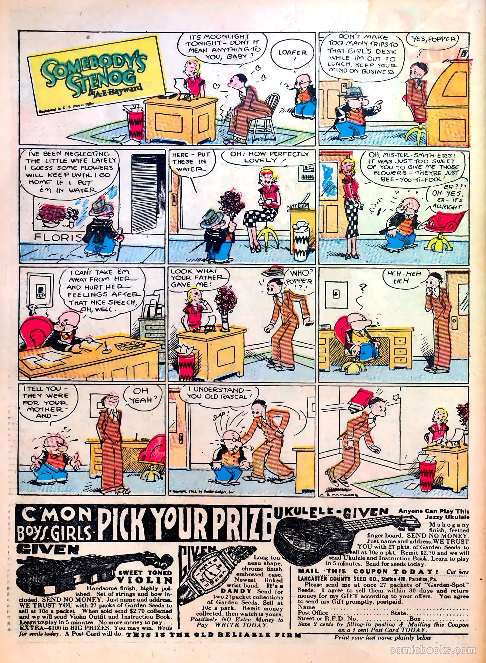 Famous Funnies #8 — page 60 of 64