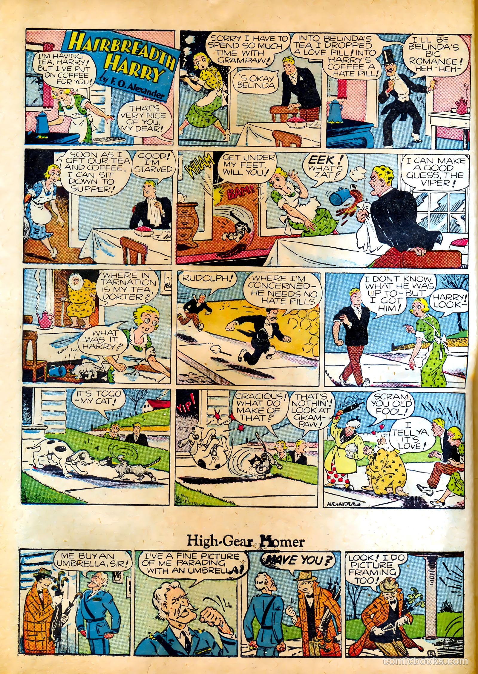 Famous Funnies #82 — page 16 of 64
