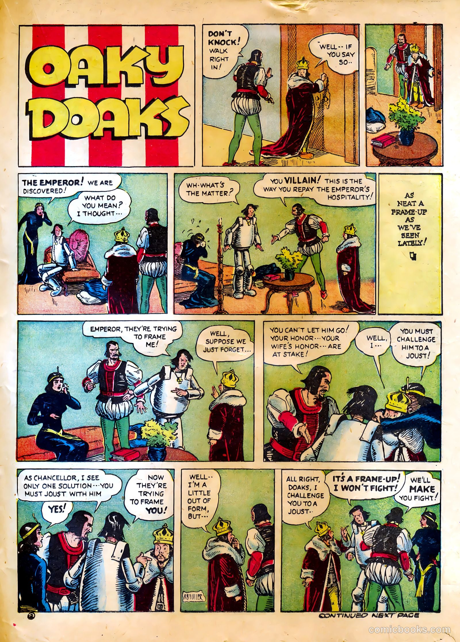 Famous Funnies #82 — page 35 of 64
