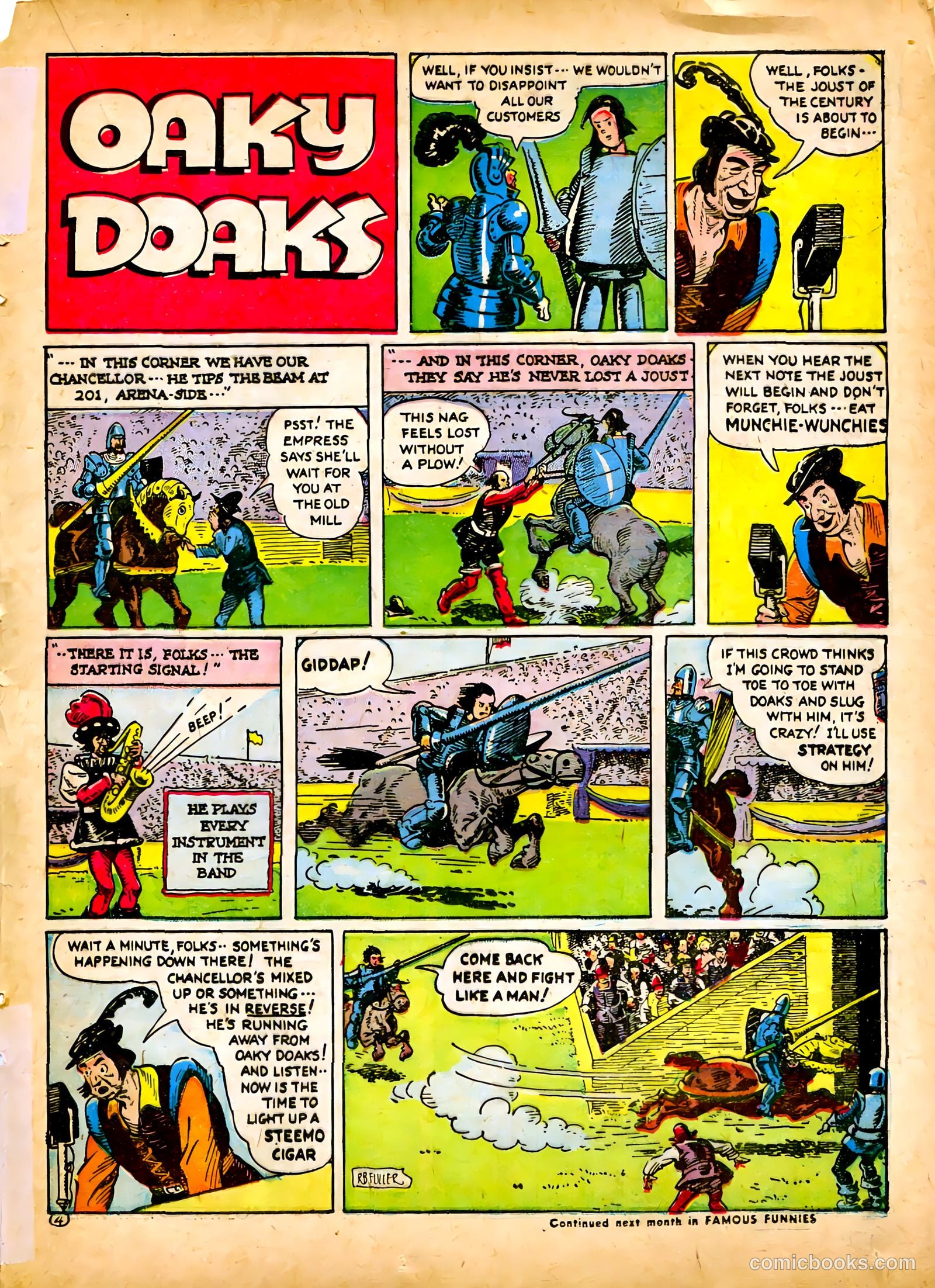 Famous Funnies #84 — page 37 of 64