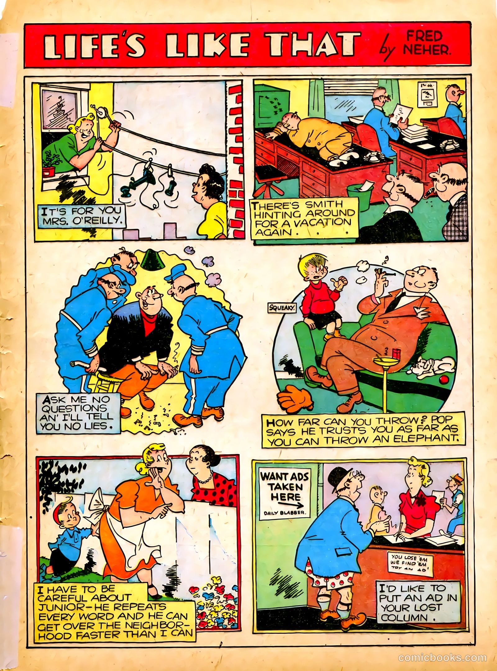 Famous Funnies #84 — page 53 of 64