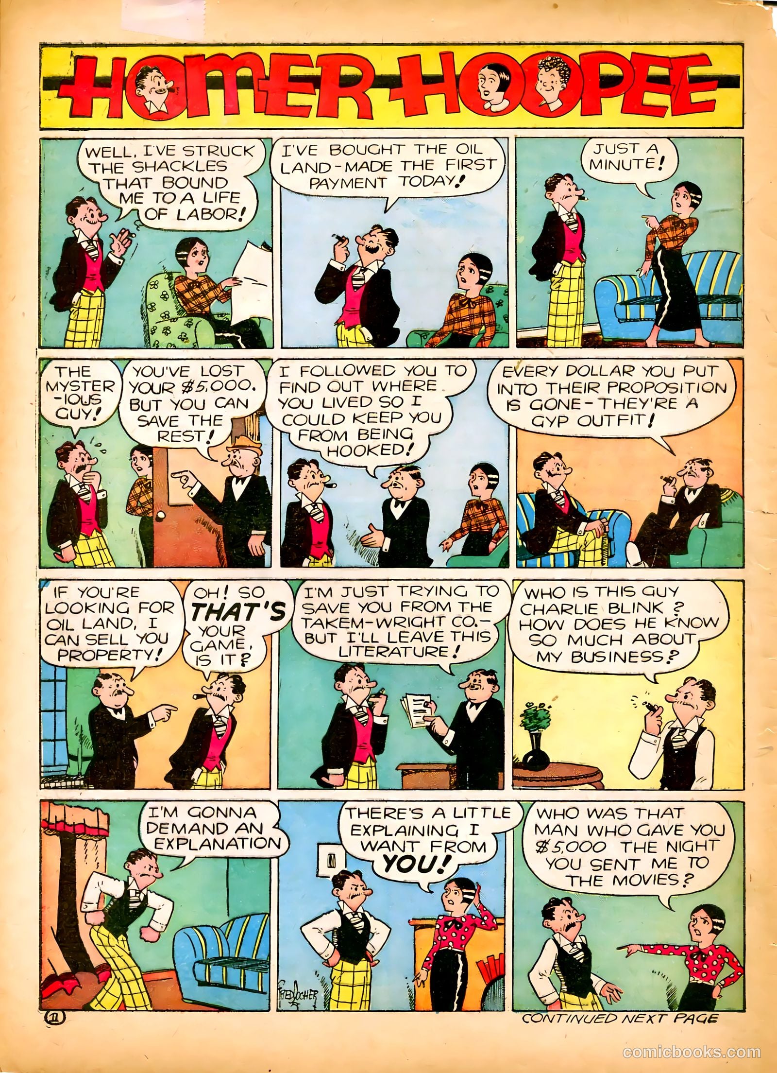 Famous Funnies #84 — page 58 of 64