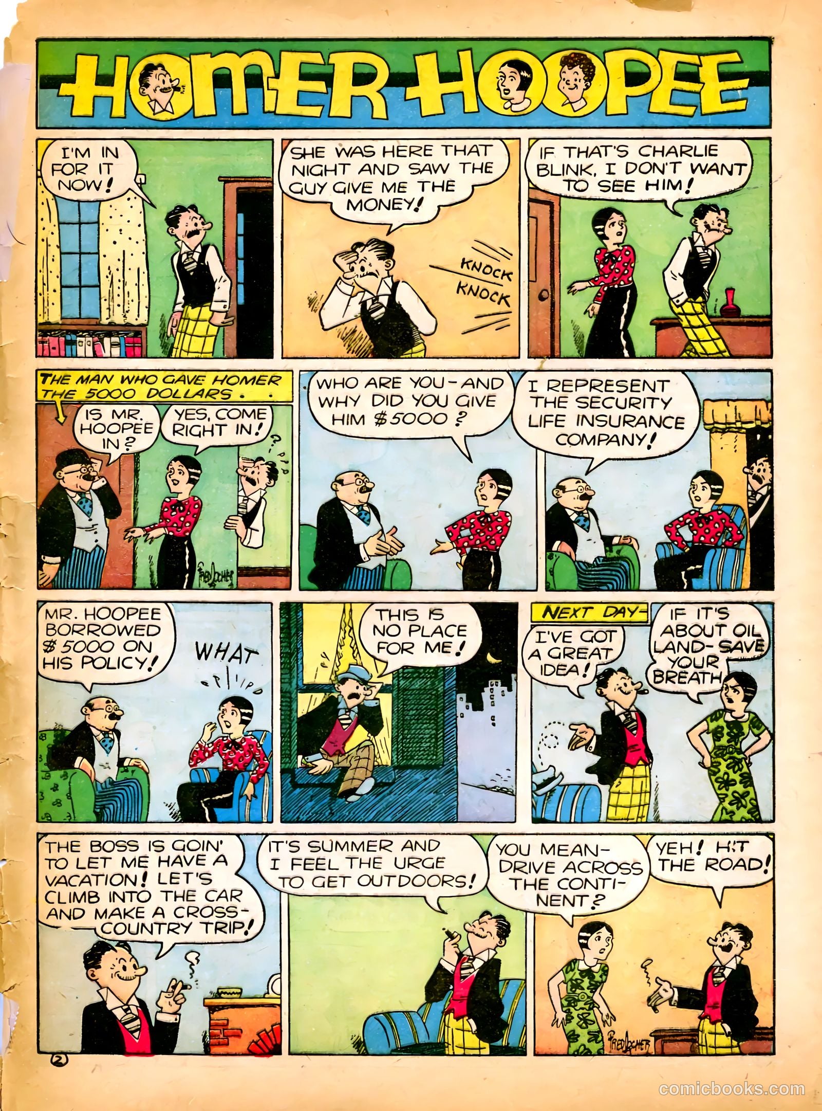 Famous Funnies #84 — page 59 of 64