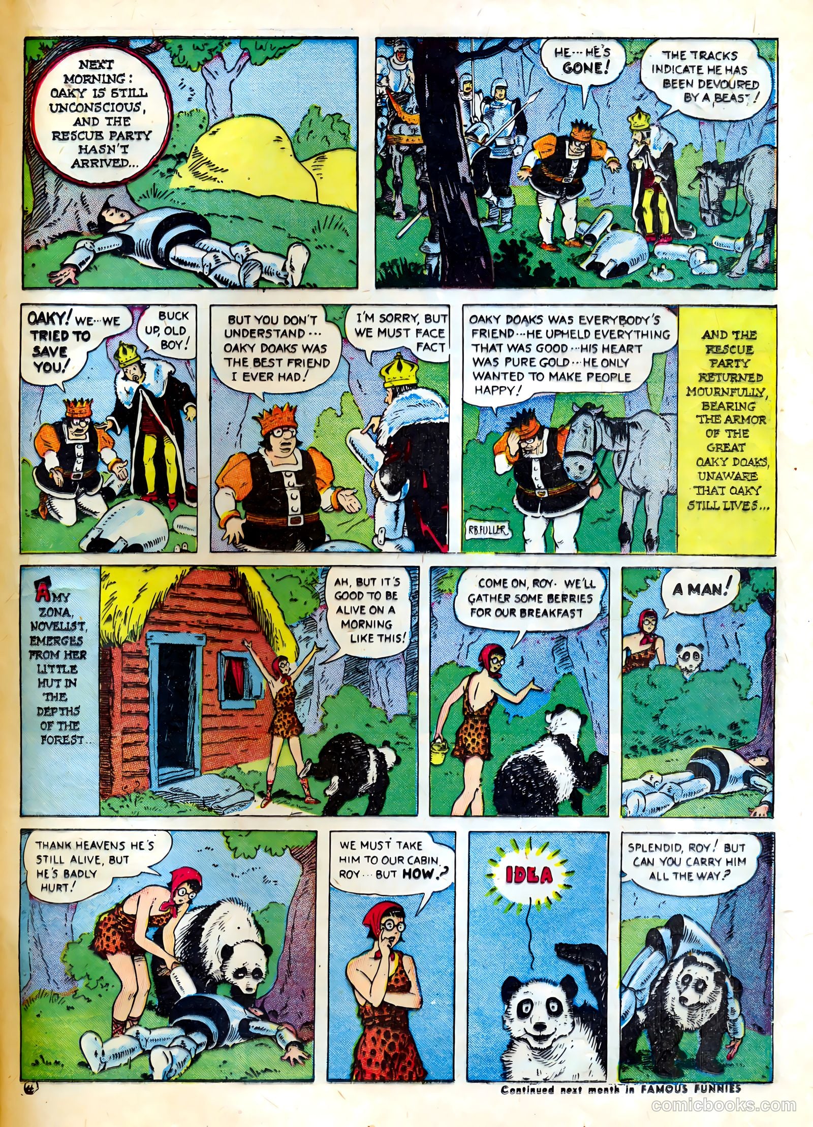 Famous Funnies #85 — page 37 of 64