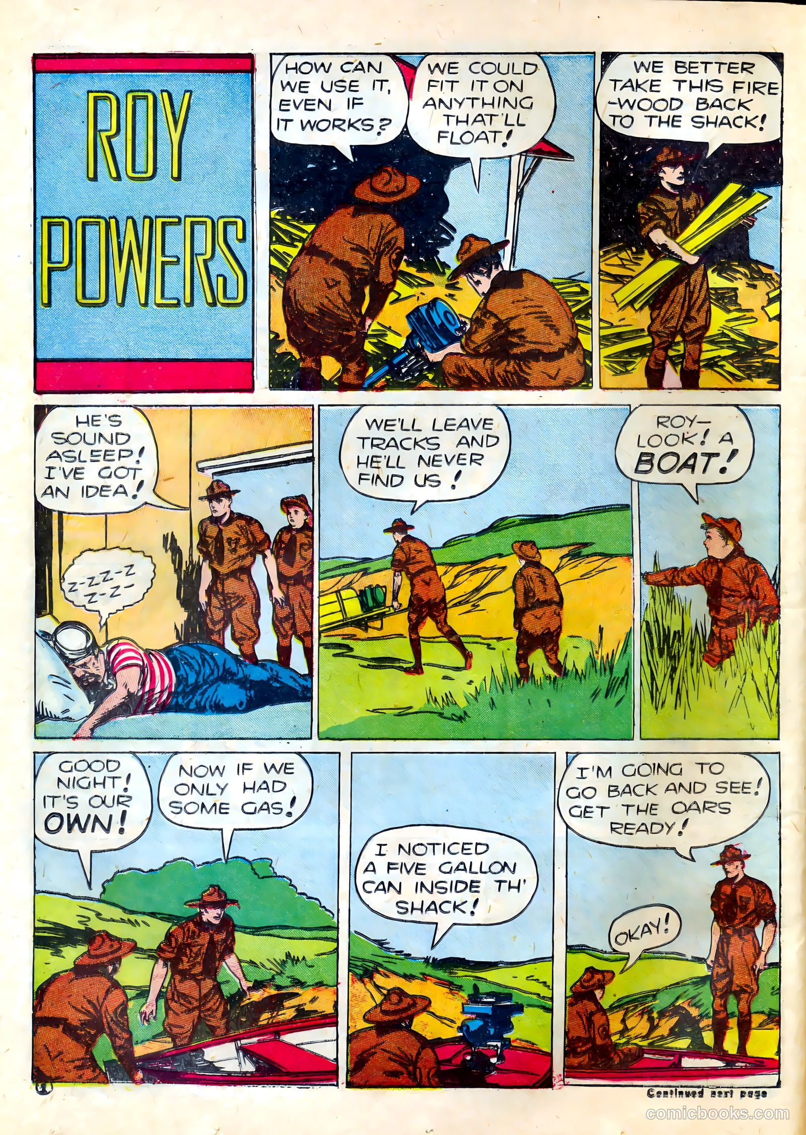 Famous Funnies #85 — page 38 of 64