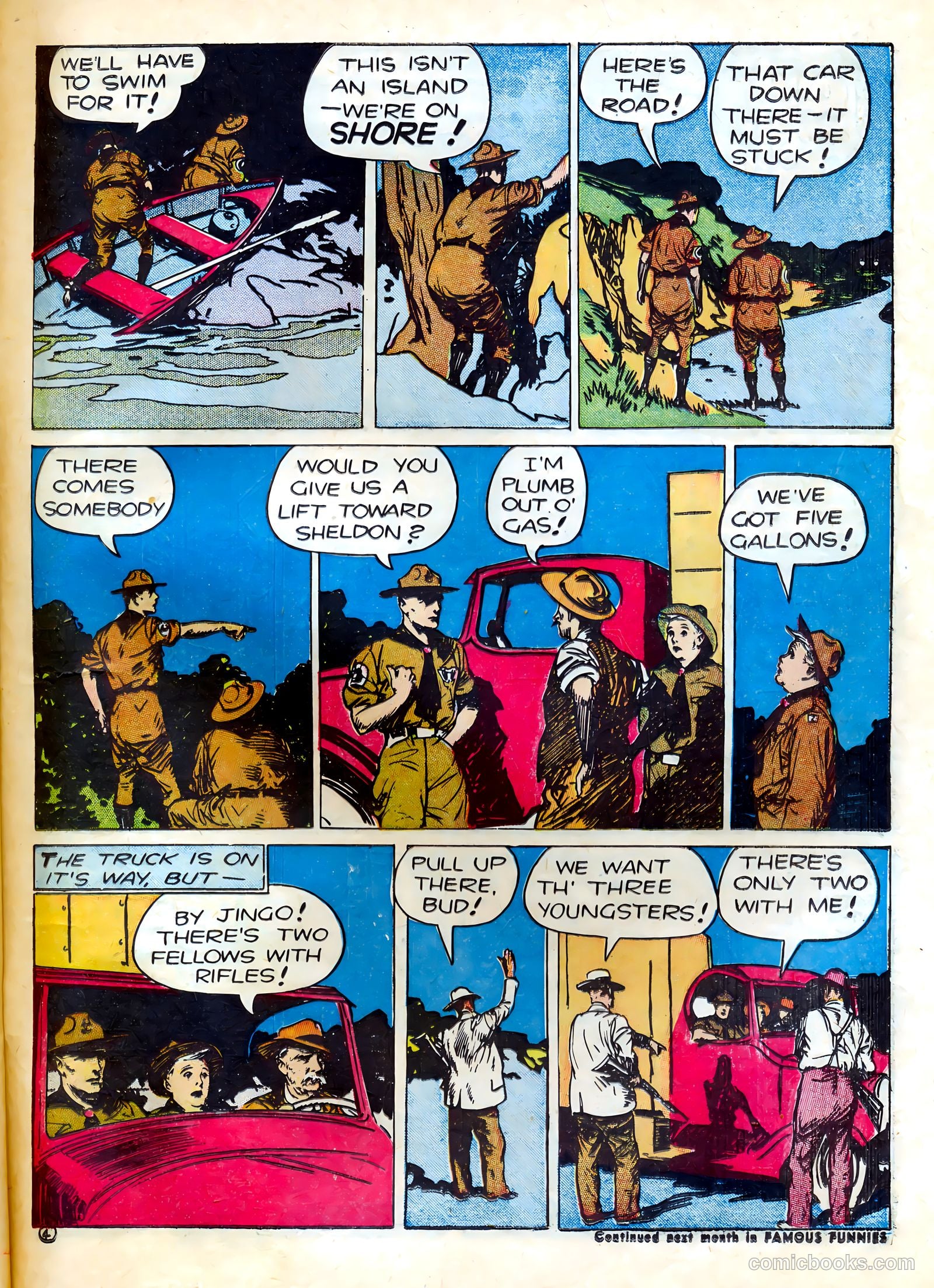 Famous Funnies #85 — page 41 of 64
