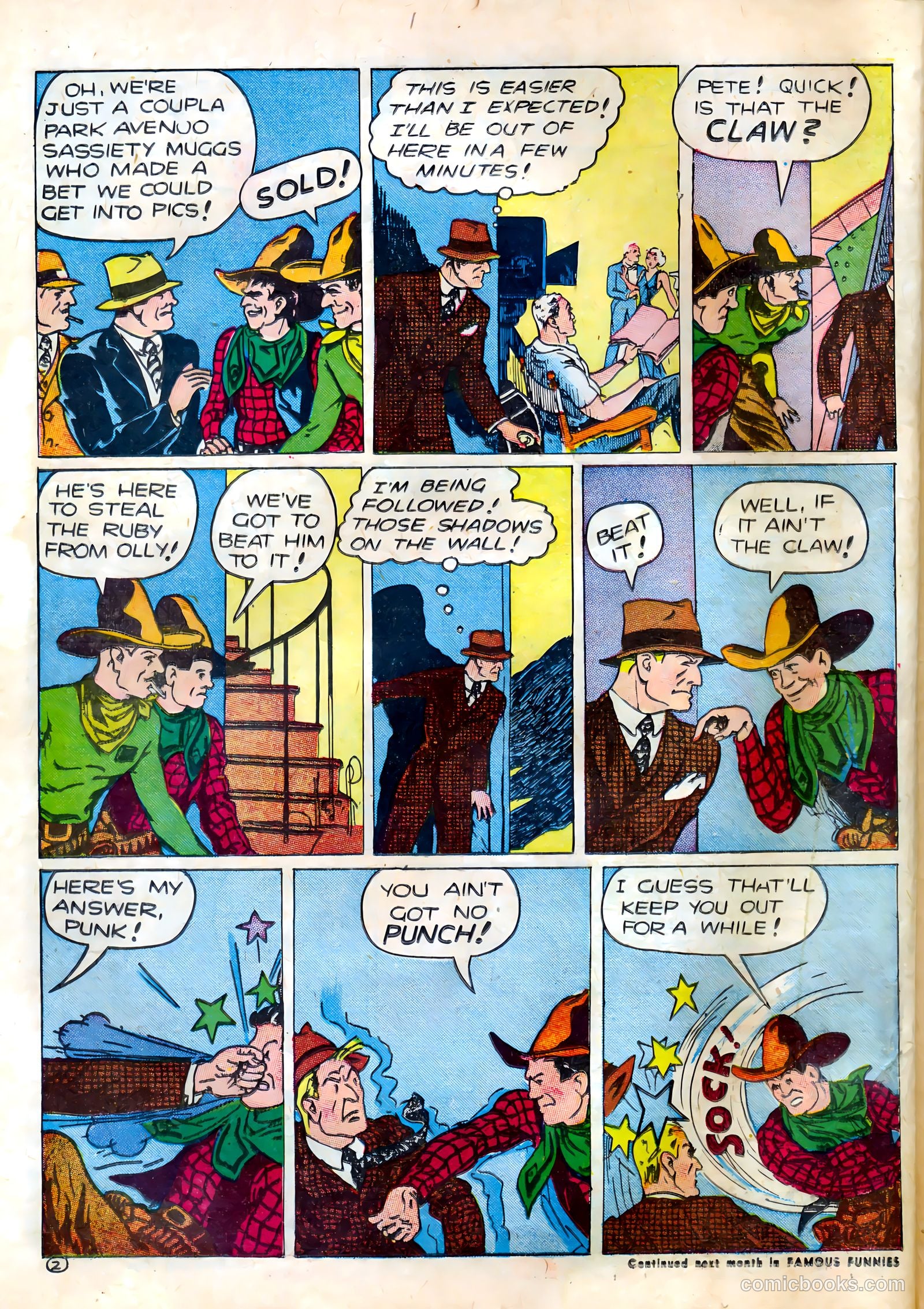 Famous Funnies #85 — page 46 of 64