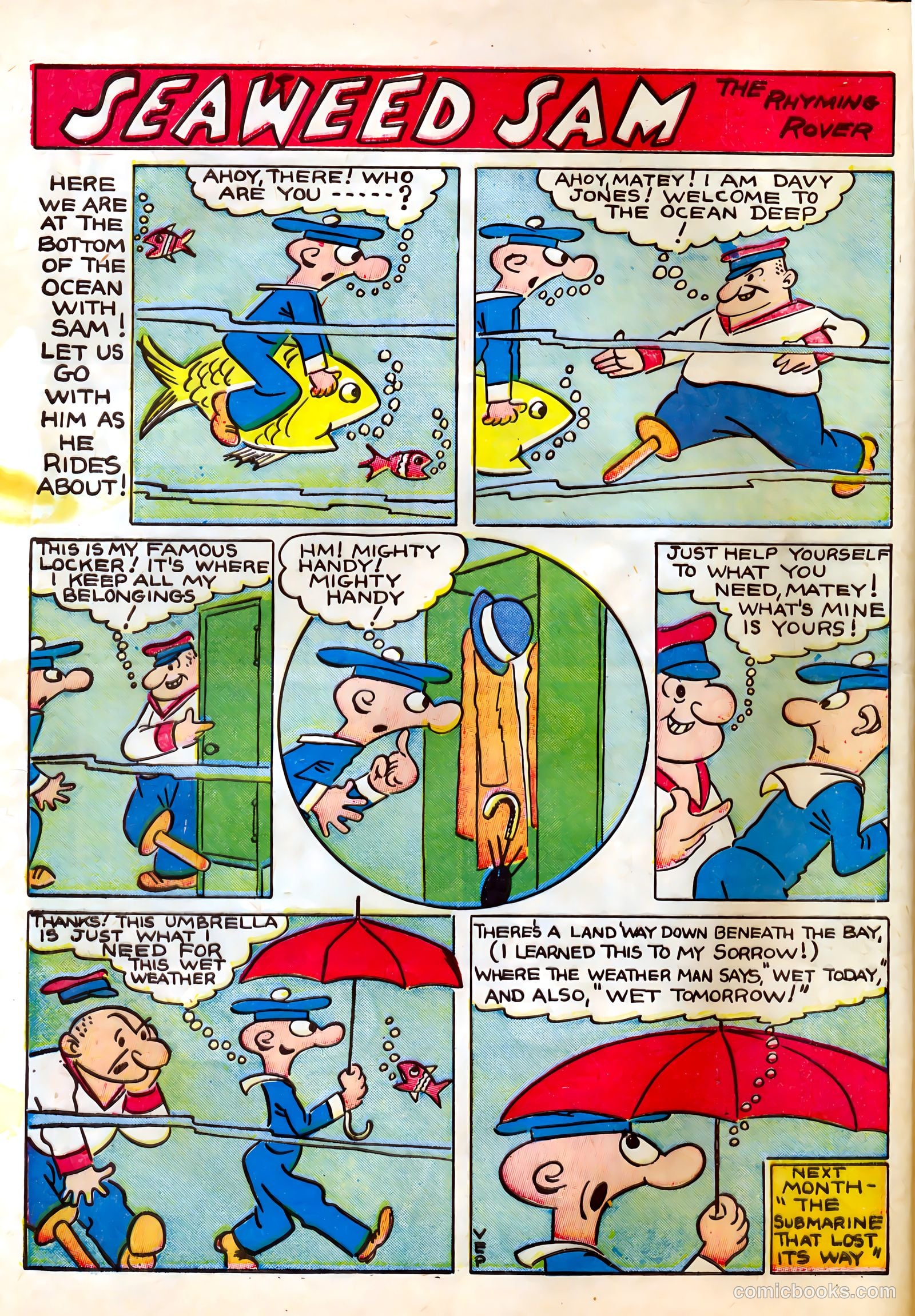 Famous Funnies #85 — page 50 of 64