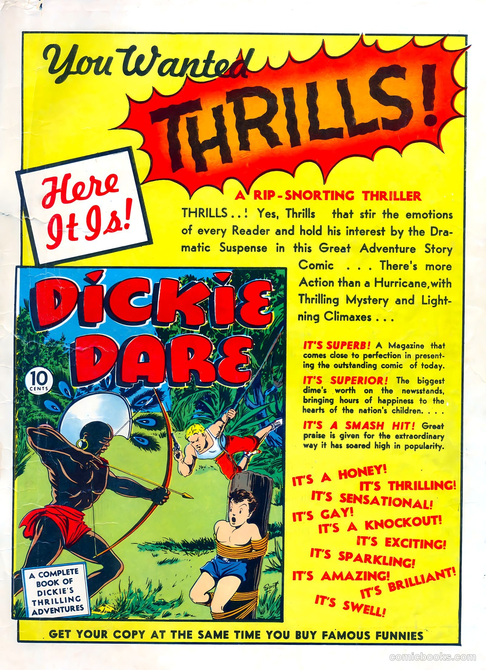 Famous Funnies #85 — page 63 of 64