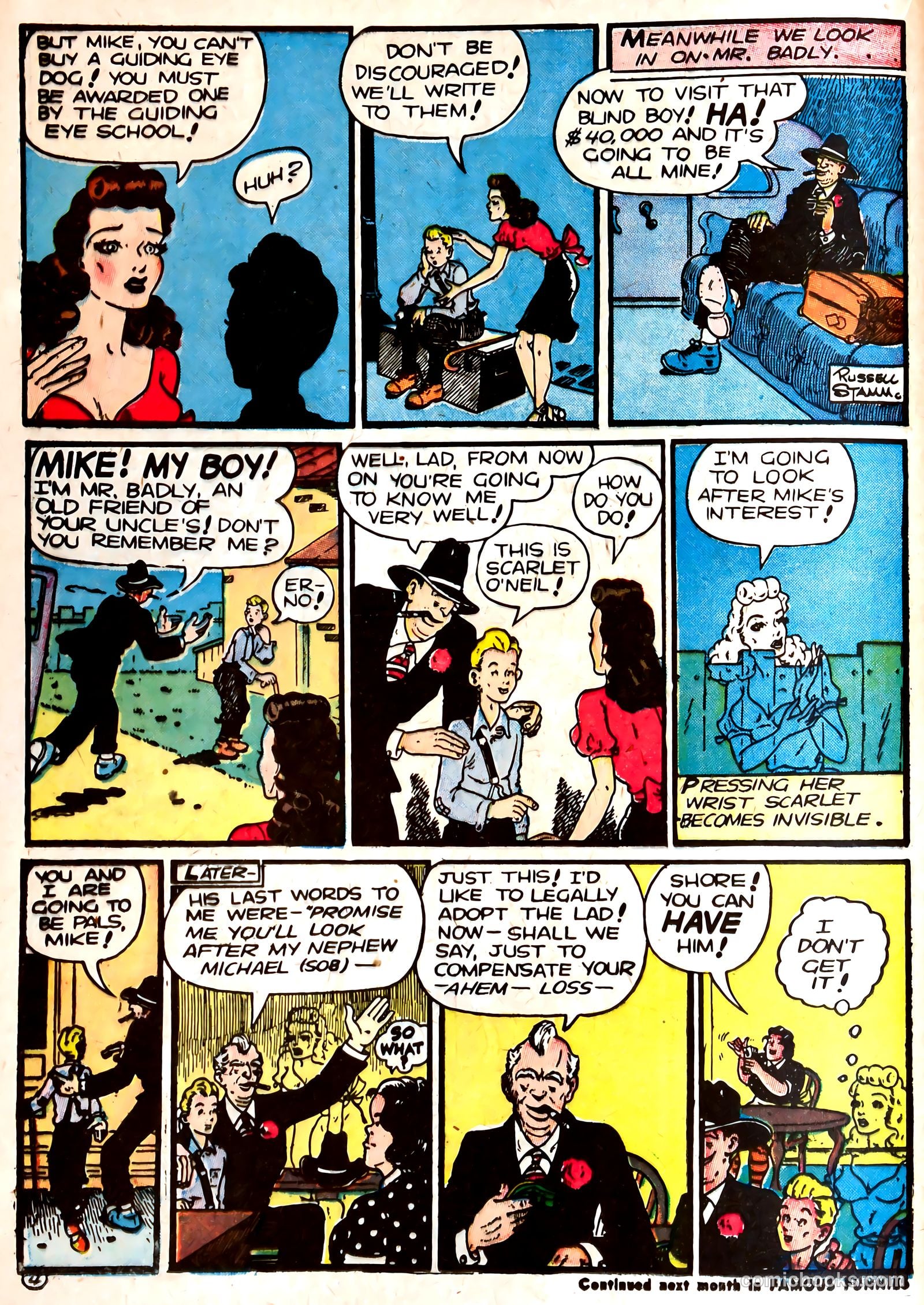 Famous Funnies #87 — page 22 of 60
