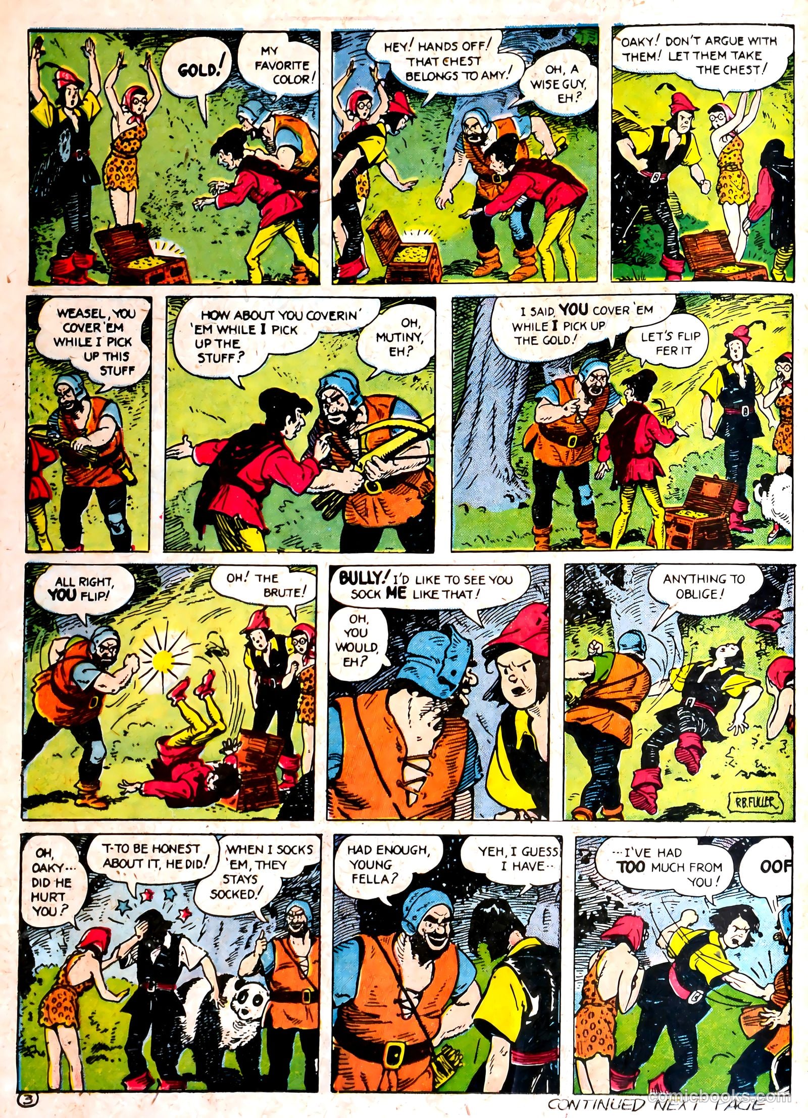 Famous Funnies #87 — page 33 of 60