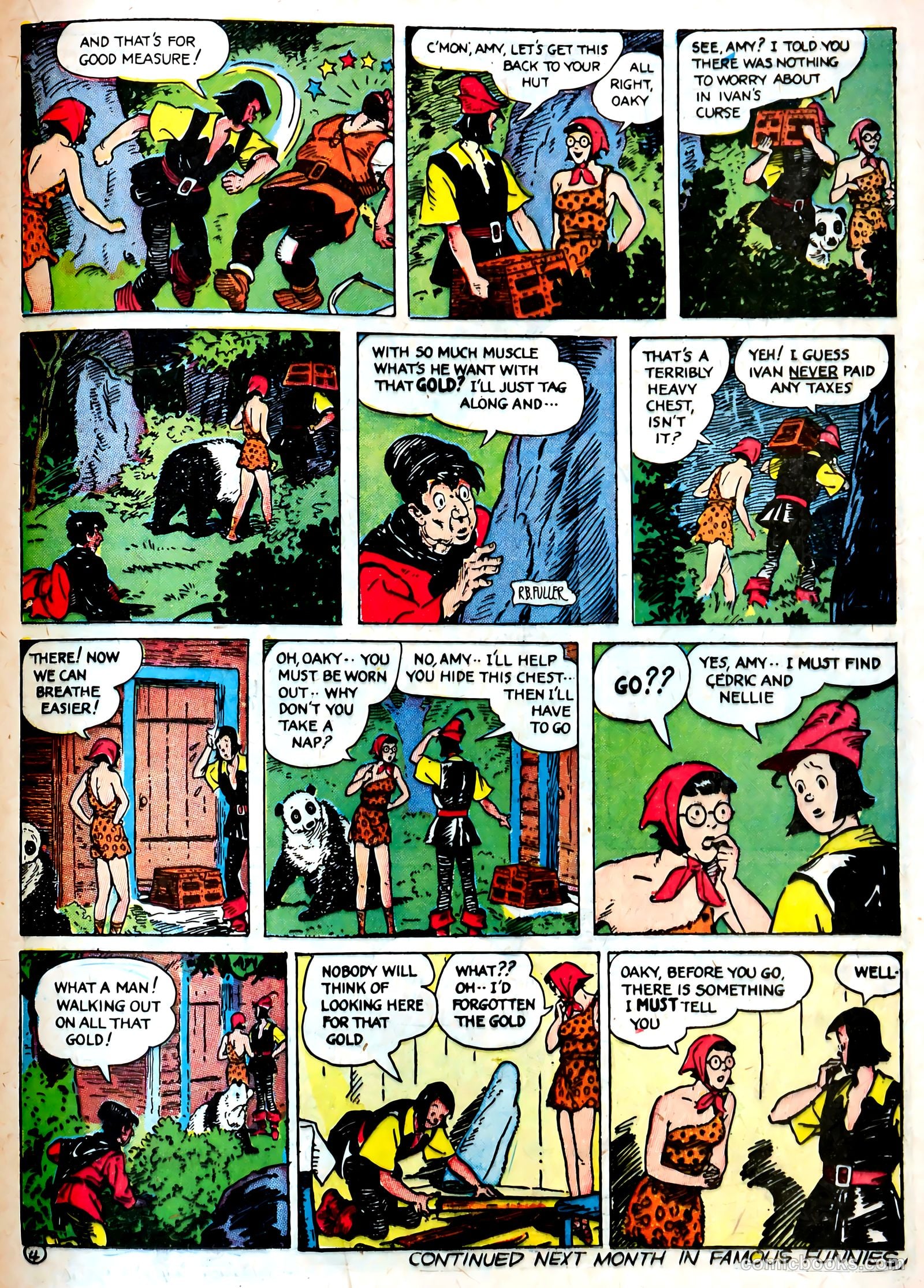 Famous Funnies #87 — page 34 of 60
