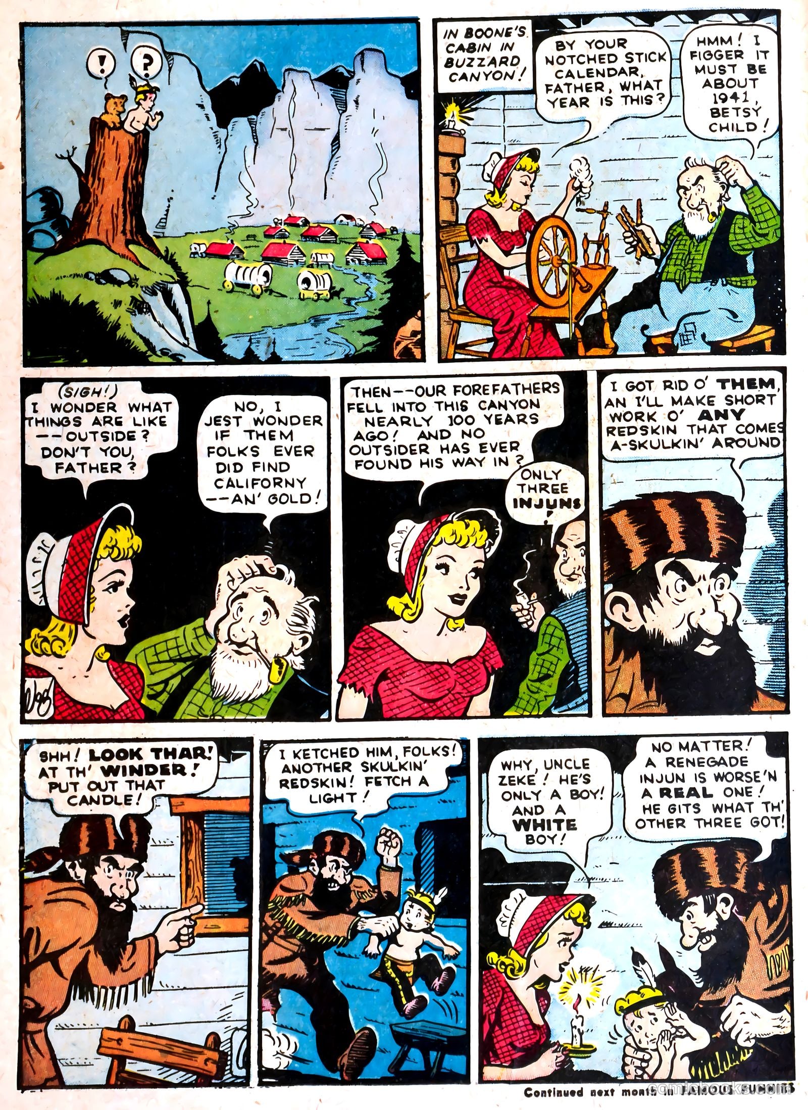 Famous Funnies #87 — page 41 of 60