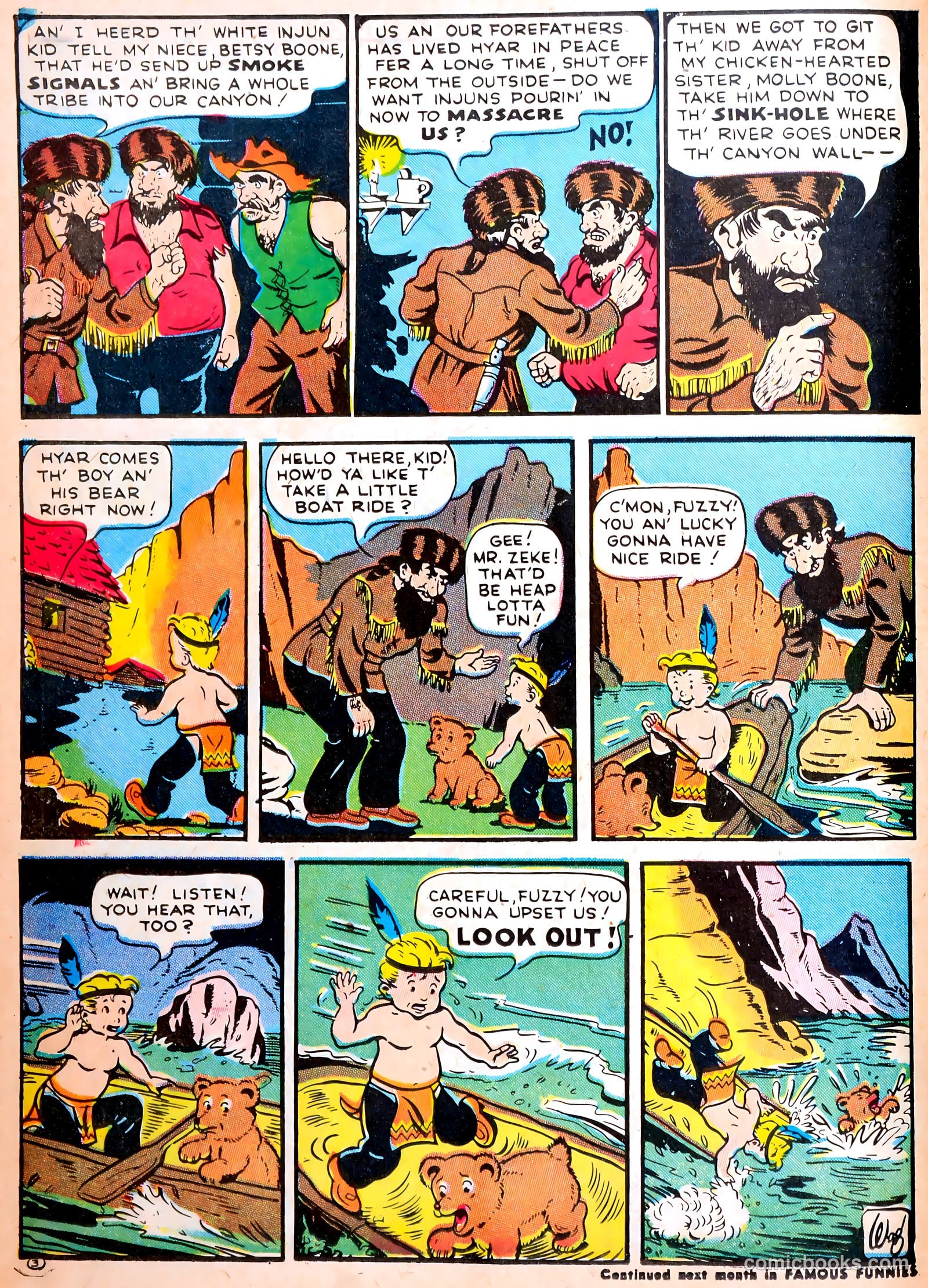 Famous Funnies #88 — page 42 of 60