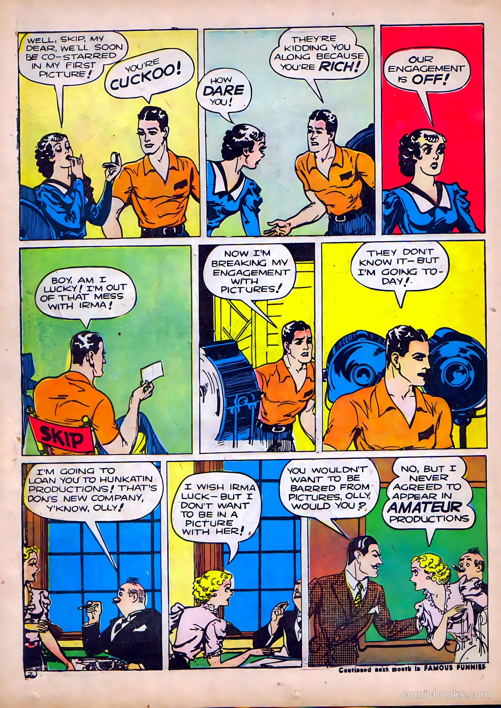 Famous Funnies #89 — page 45 of 63