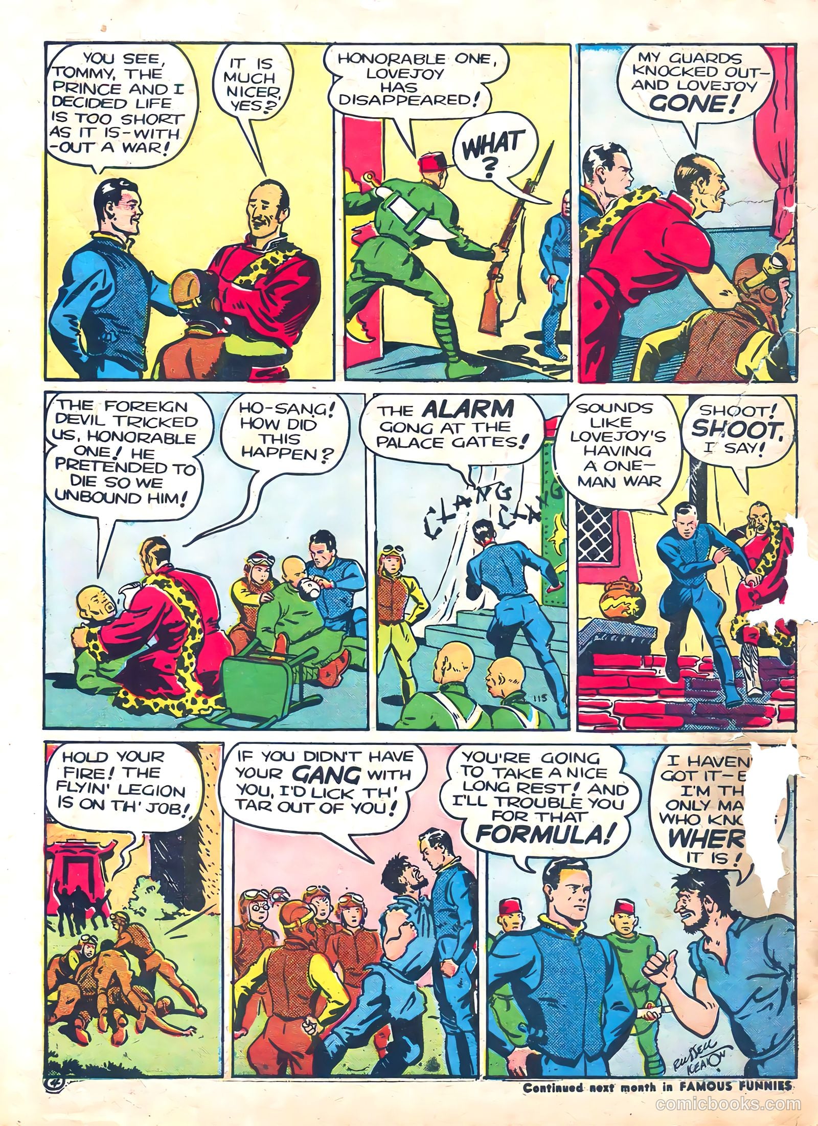 Famous Funnies #89 — page 61 of 63