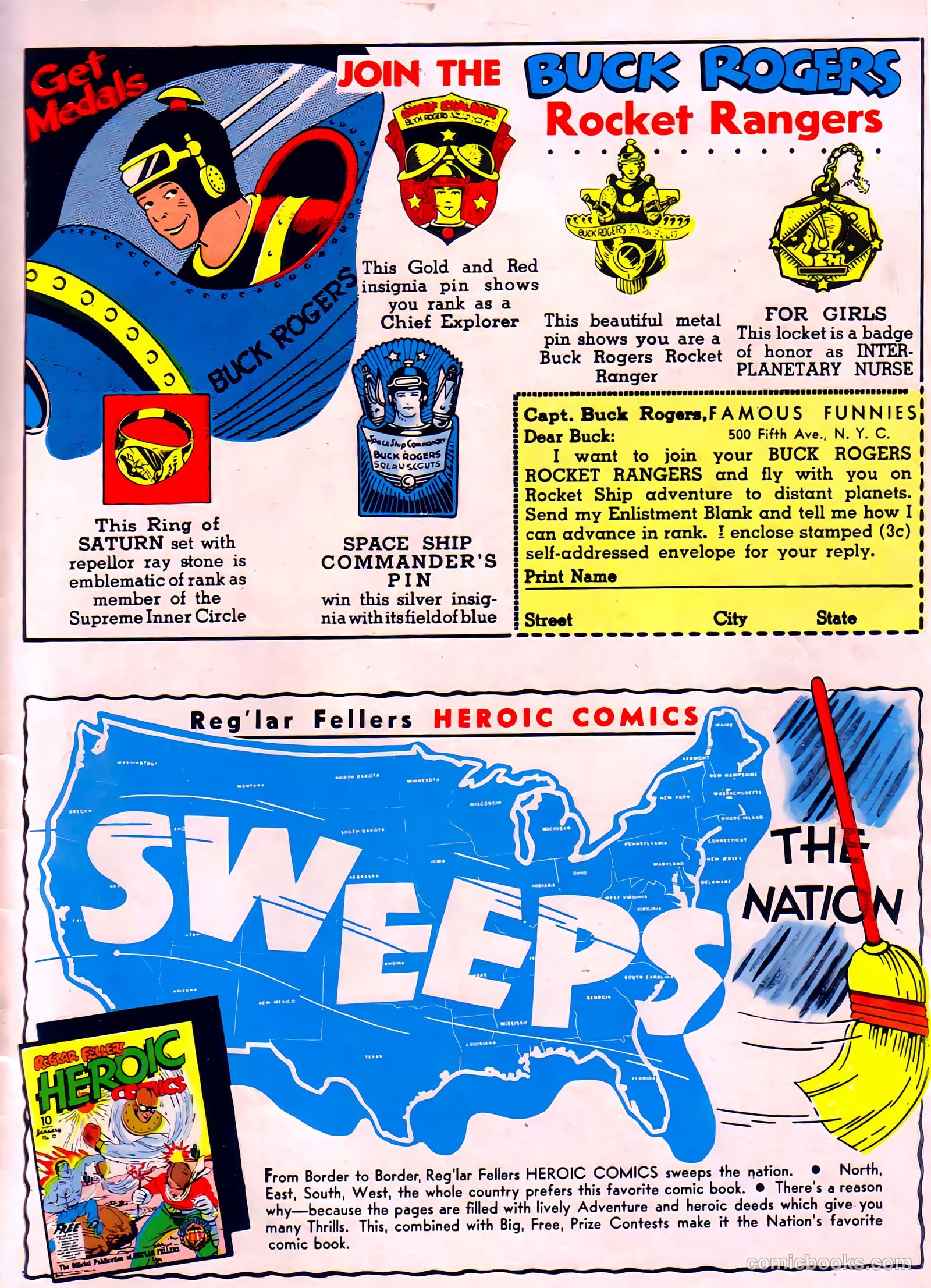 Famous Funnies #89 — page 62 of 63