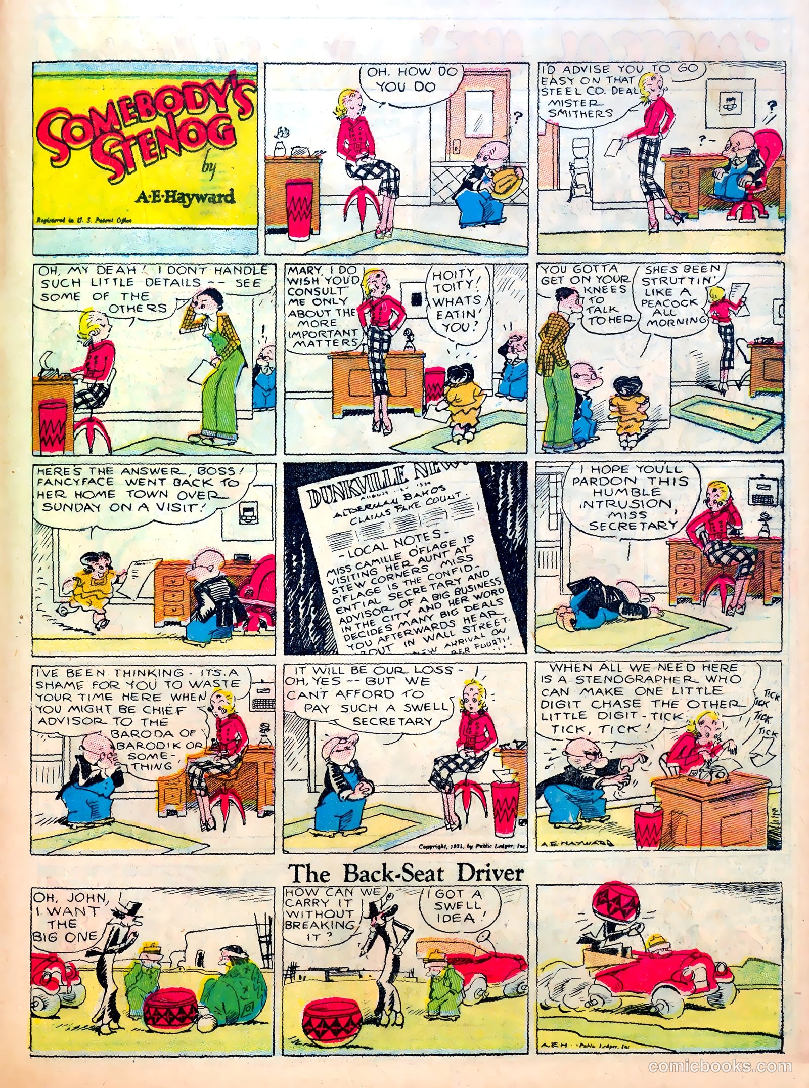 Famous Funnies #9 — page 33 of 64