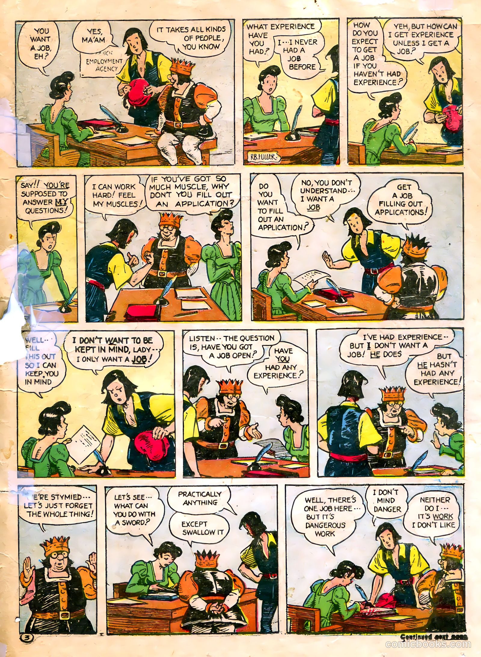 Famous Funnies #90 — page 38 of 57