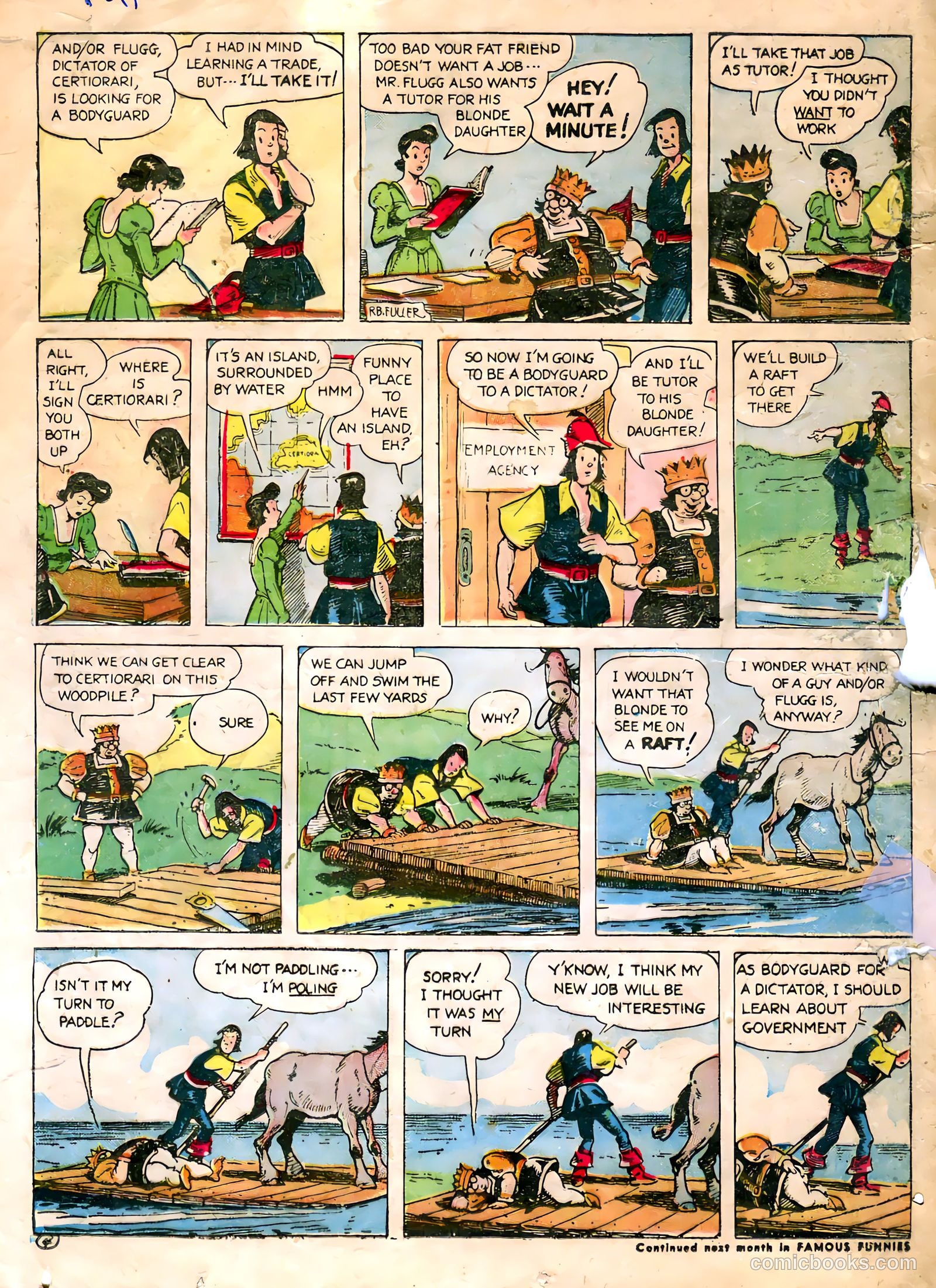 Famous Funnies #90 — page 39 of 57