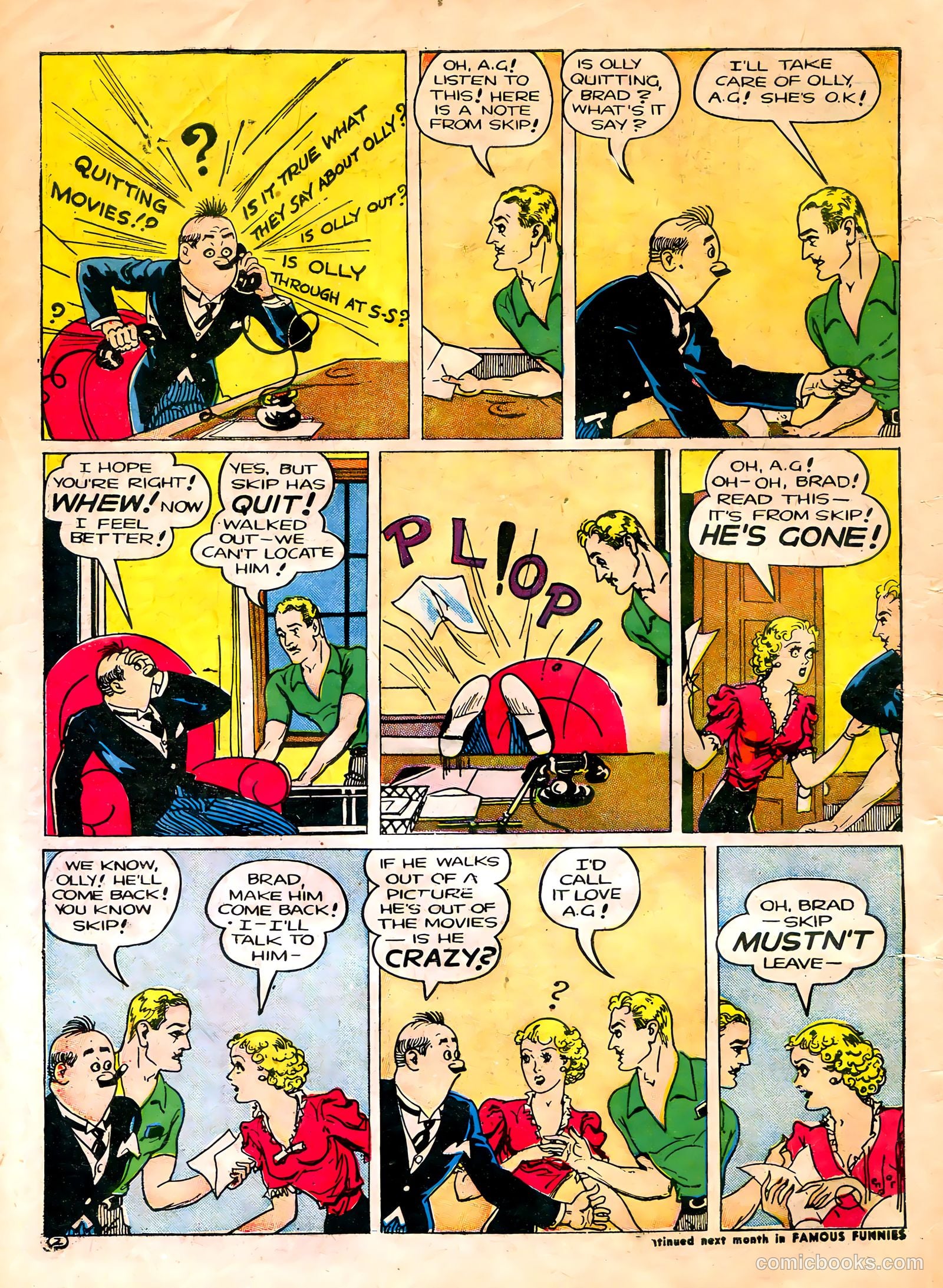 Famous Funnies #90 — page 49 of 57