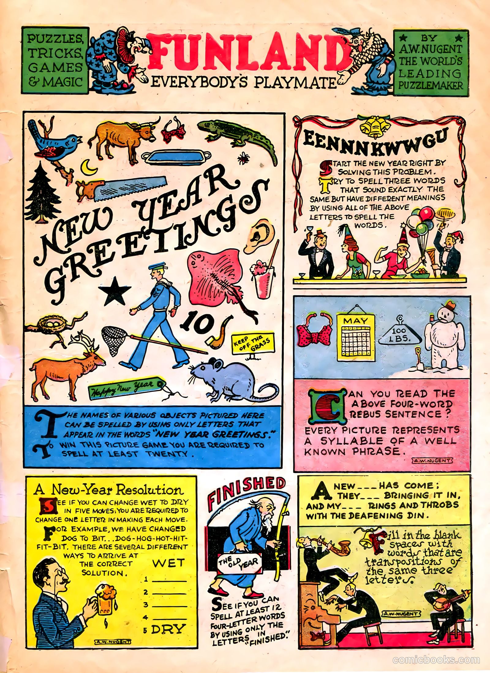 Famous Funnies #90 — page 50 of 57