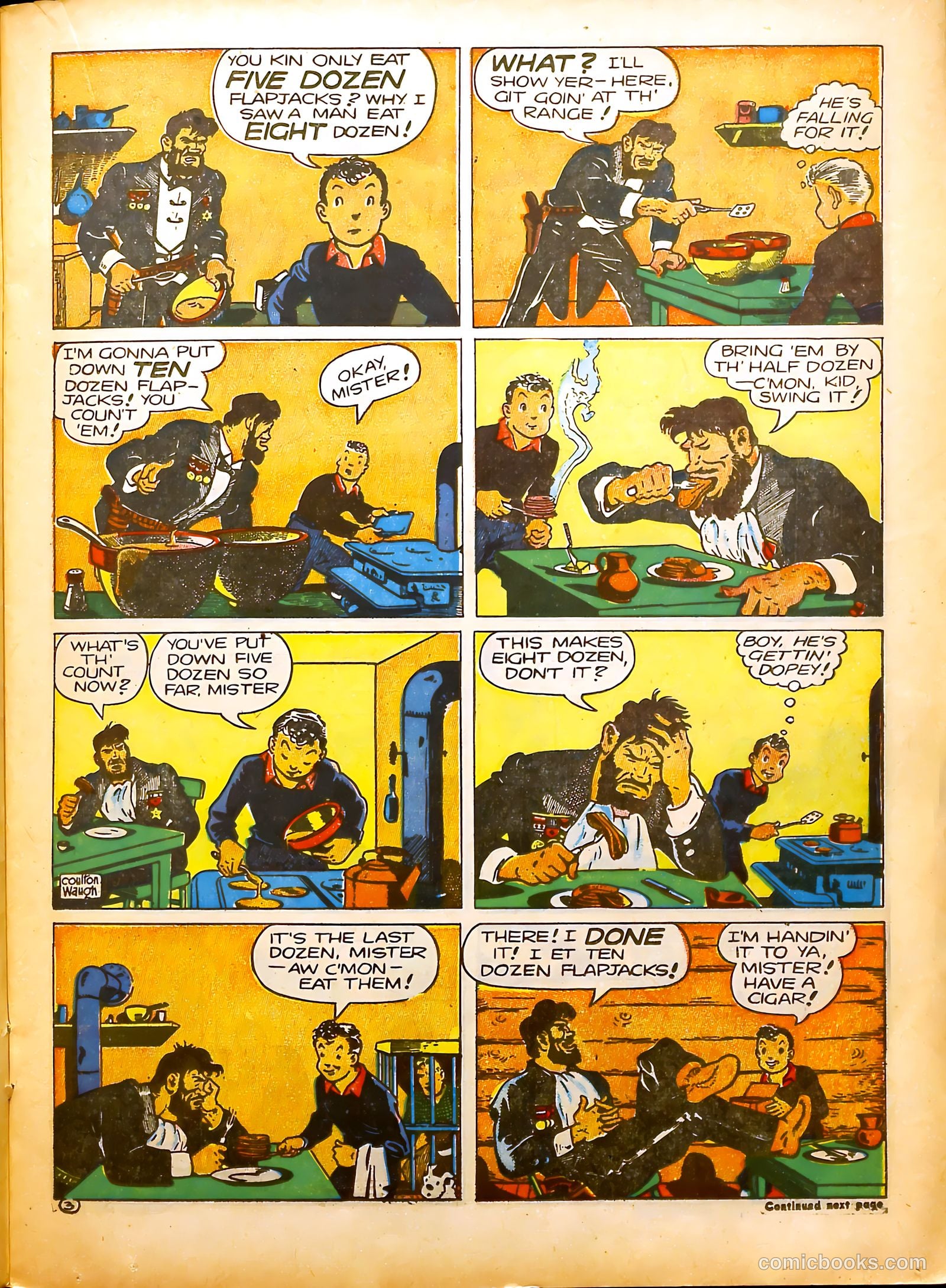 Famous Funnies #91 — page 21 of 61