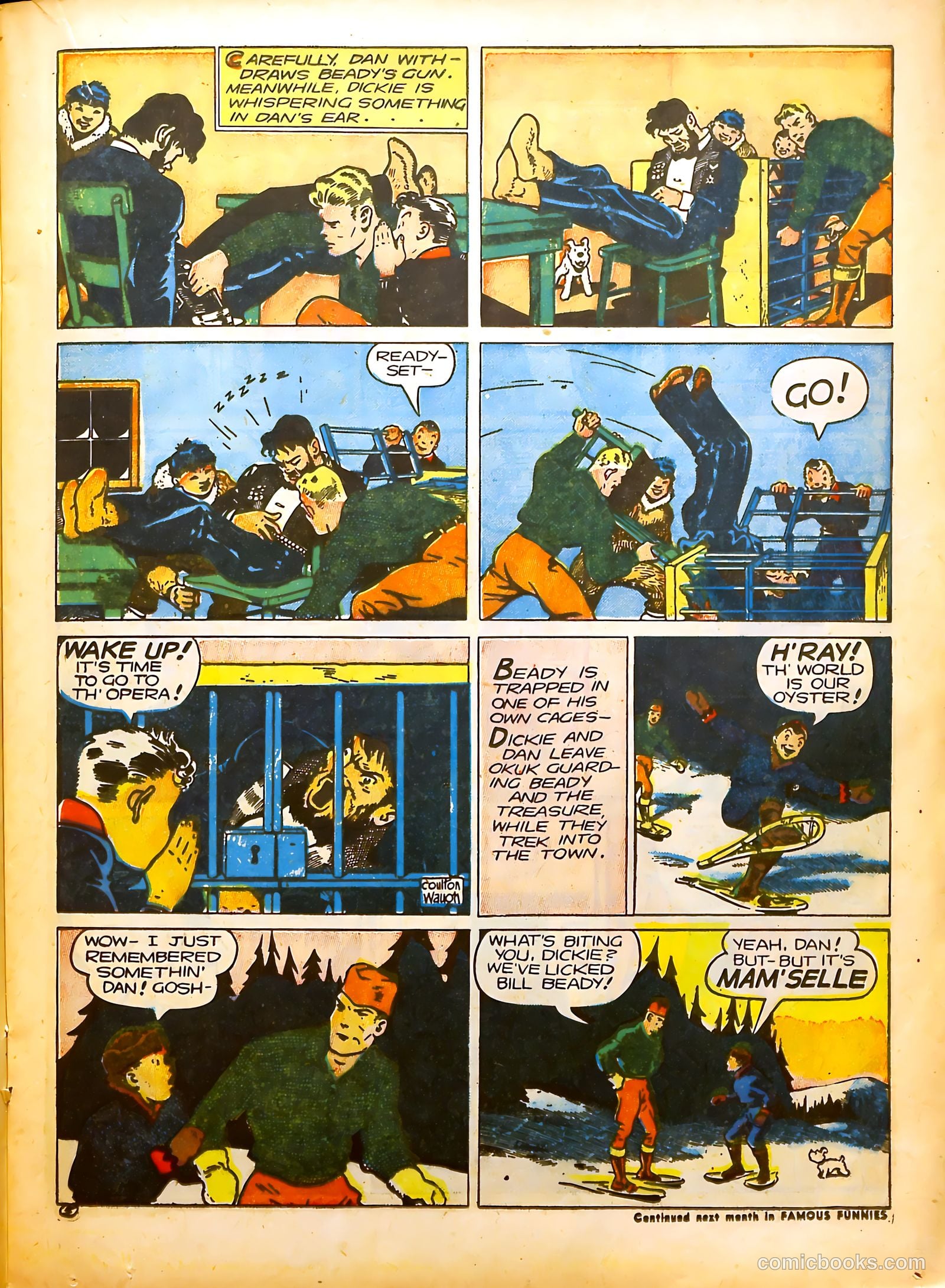 Famous Funnies #91 — page 23 of 61