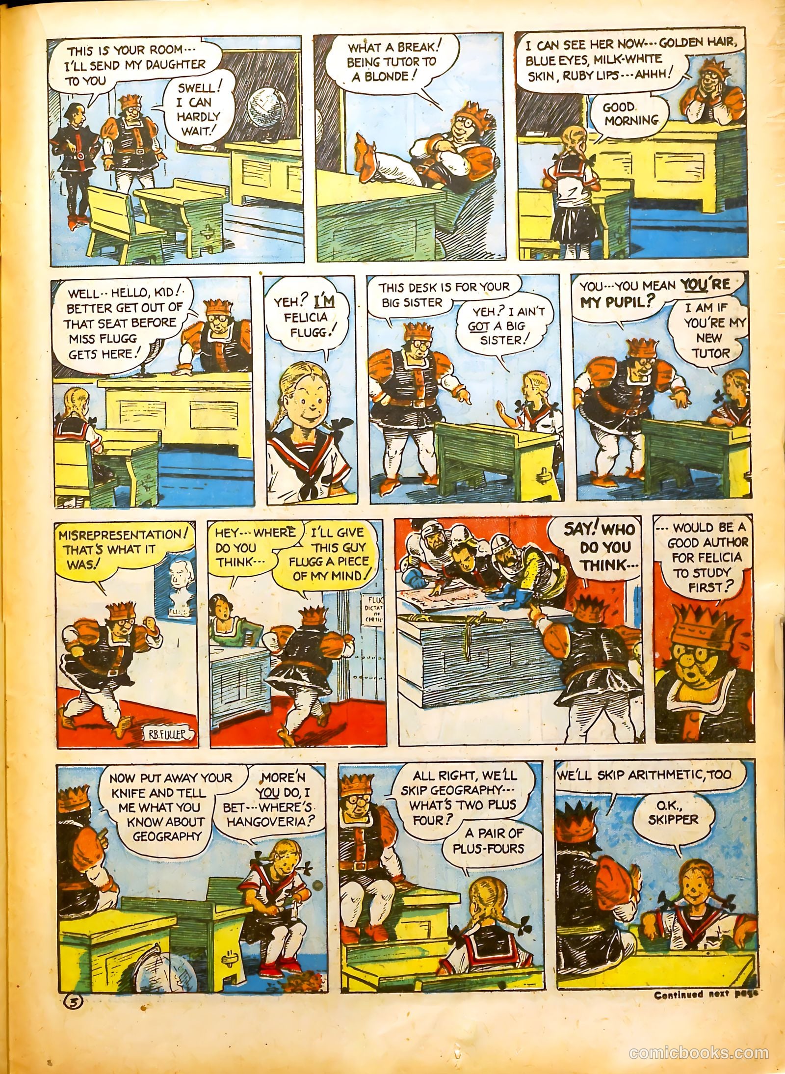 Famous Funnies #91 — page 38 of 61