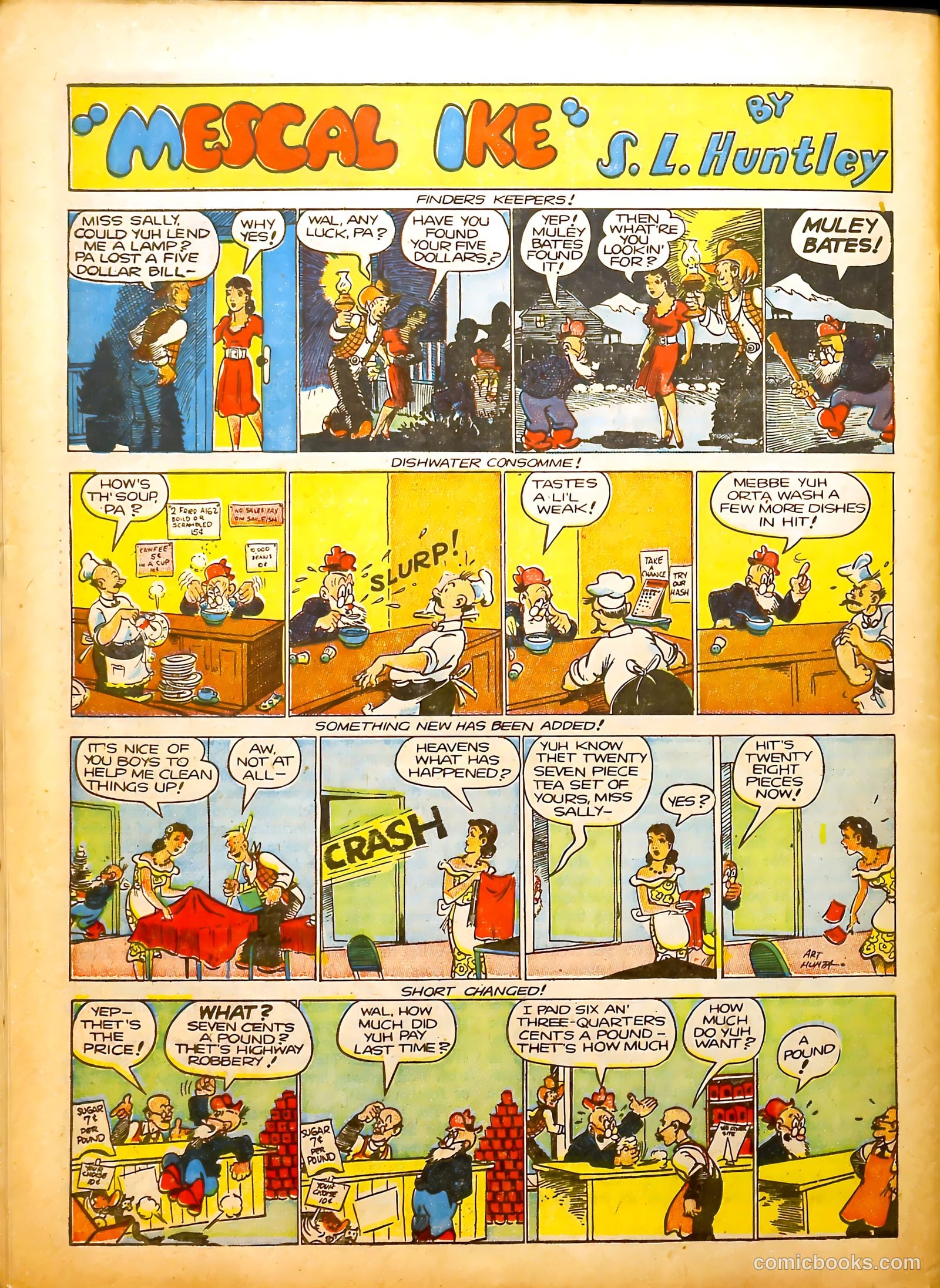 Famous Funnies #91 — page 55 of 61