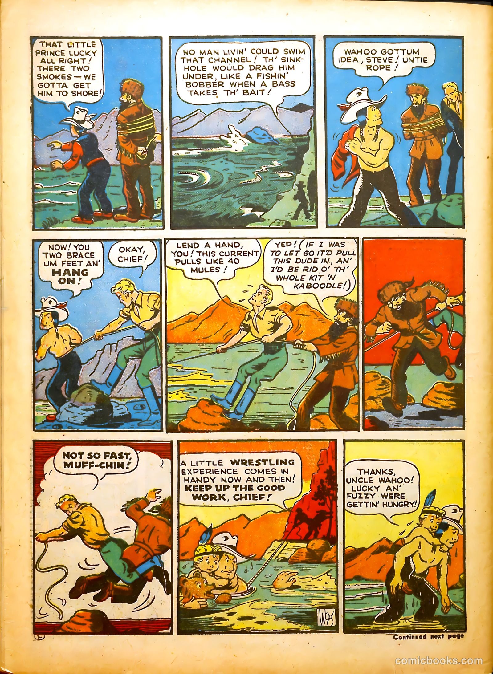 Famous Funnies #91 — page 57 of 61