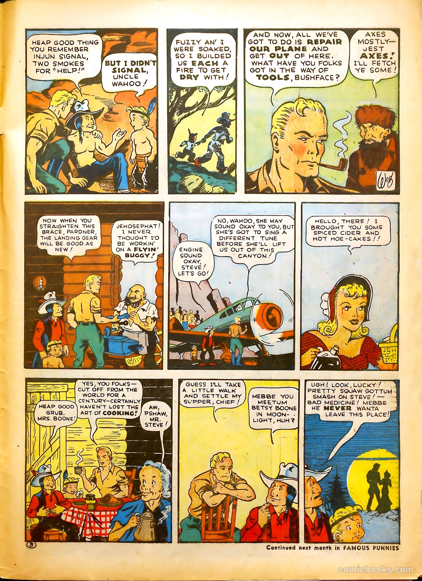 Famous Funnies #91 — page 58 of 61