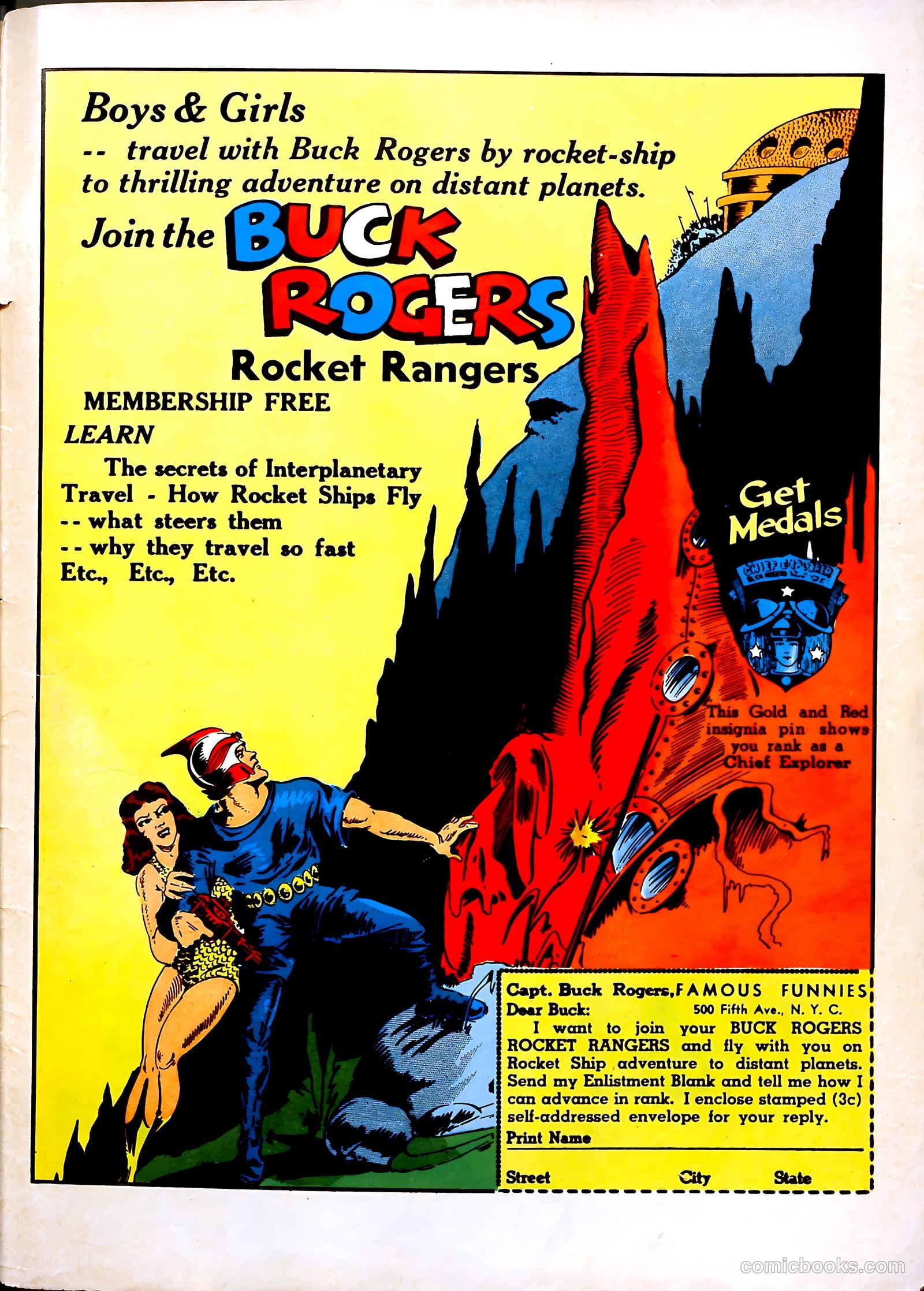 Famous Funnies #91 — page 60 of 61