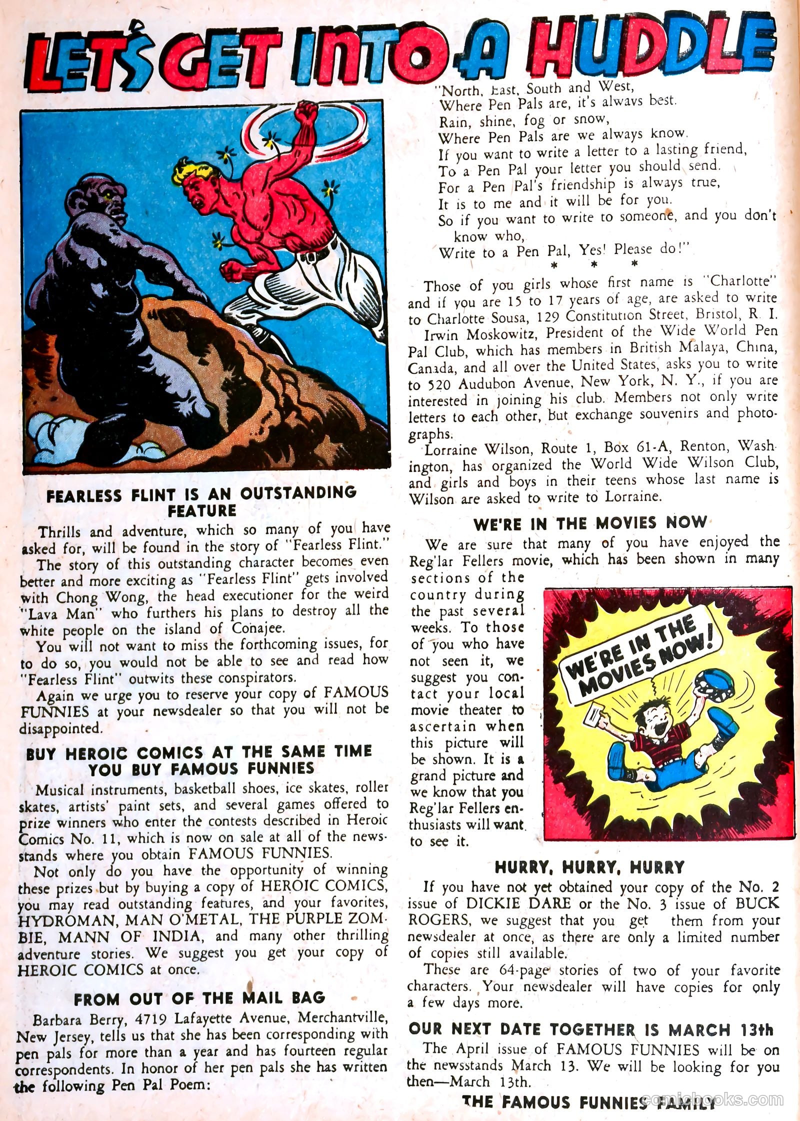 Famous Funnies #92 — page 4 of 60